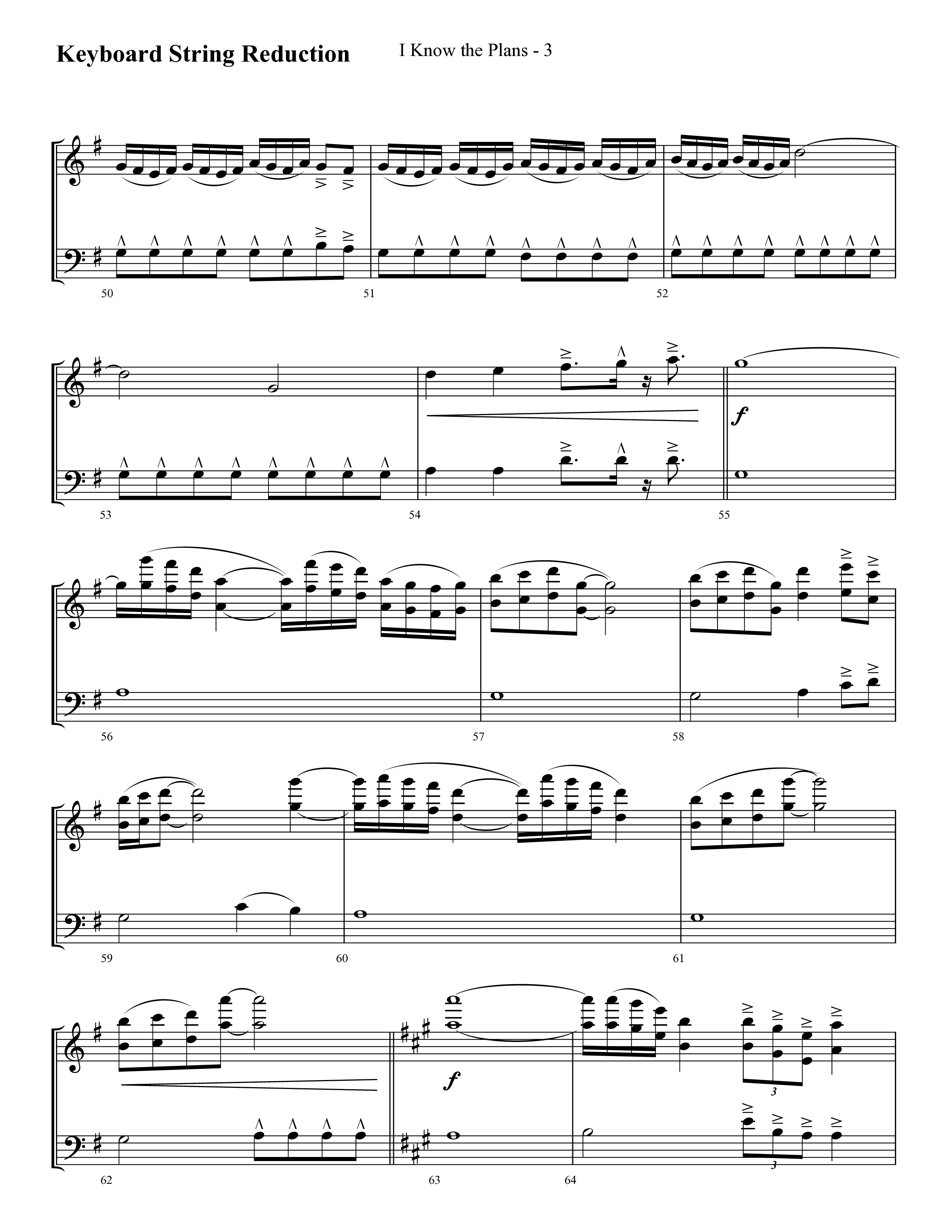 I Know The Plans (Choral Anthem SATB) String Reduction (Lifeway Choral / Arr. Cliff Duren)