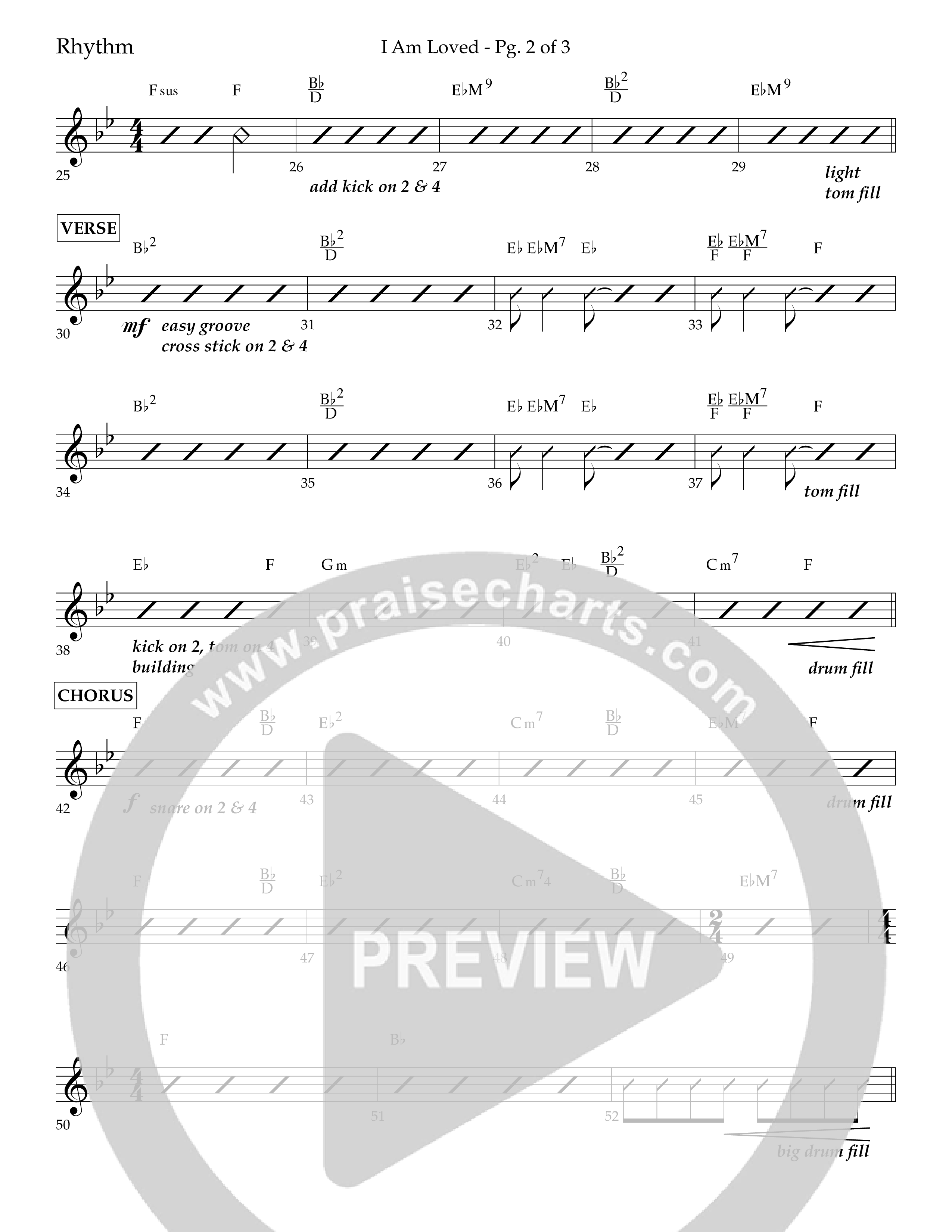 I Am Loved (Choral Anthem SATB) Lead Melody & Rhythm (Lifeway Choral / Arr. John Bolin / Arr. Don Koch / Orch. Philip Keveren)