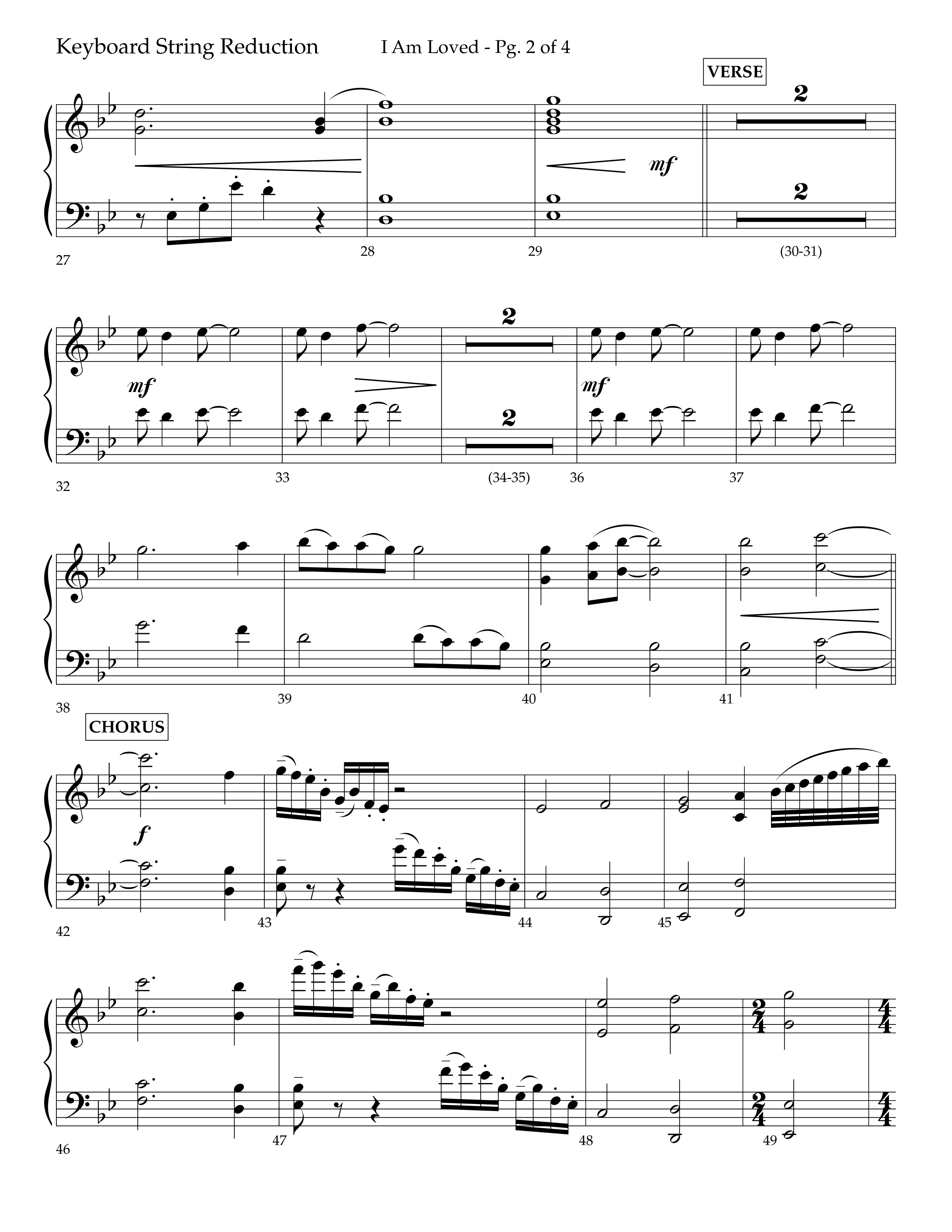I Am Loved (Choral Anthem SATB) String Reduction (Lifeway Choral / Arr. John Bolin / Arr. Don Koch / Orch. Phillip Keveren)