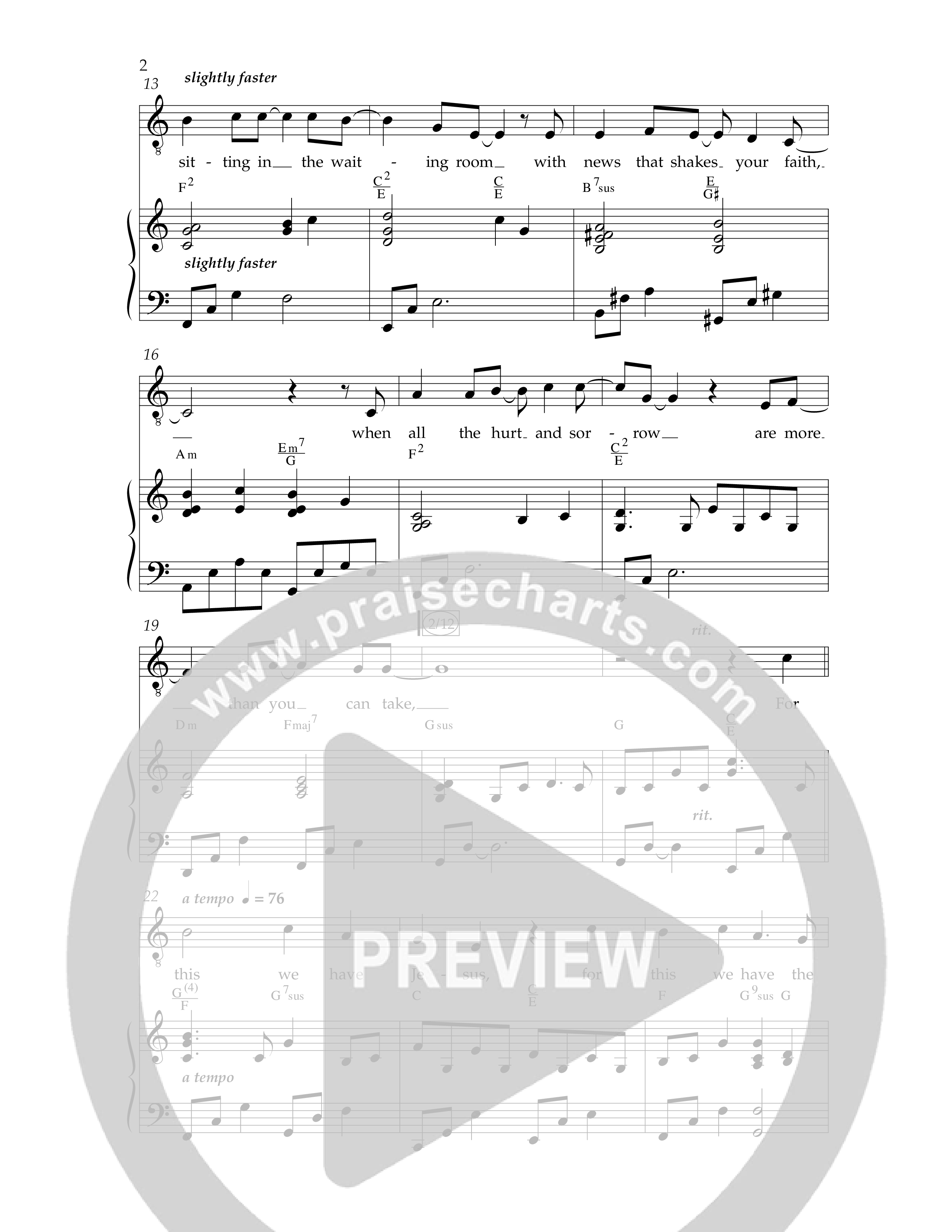 For This We Have Jesus (Choral Anthem SATB) Anthem (SATB/Piano) (Lifeway Choral / Arr. John Bolin / Orch. Richard Kingsmore)
