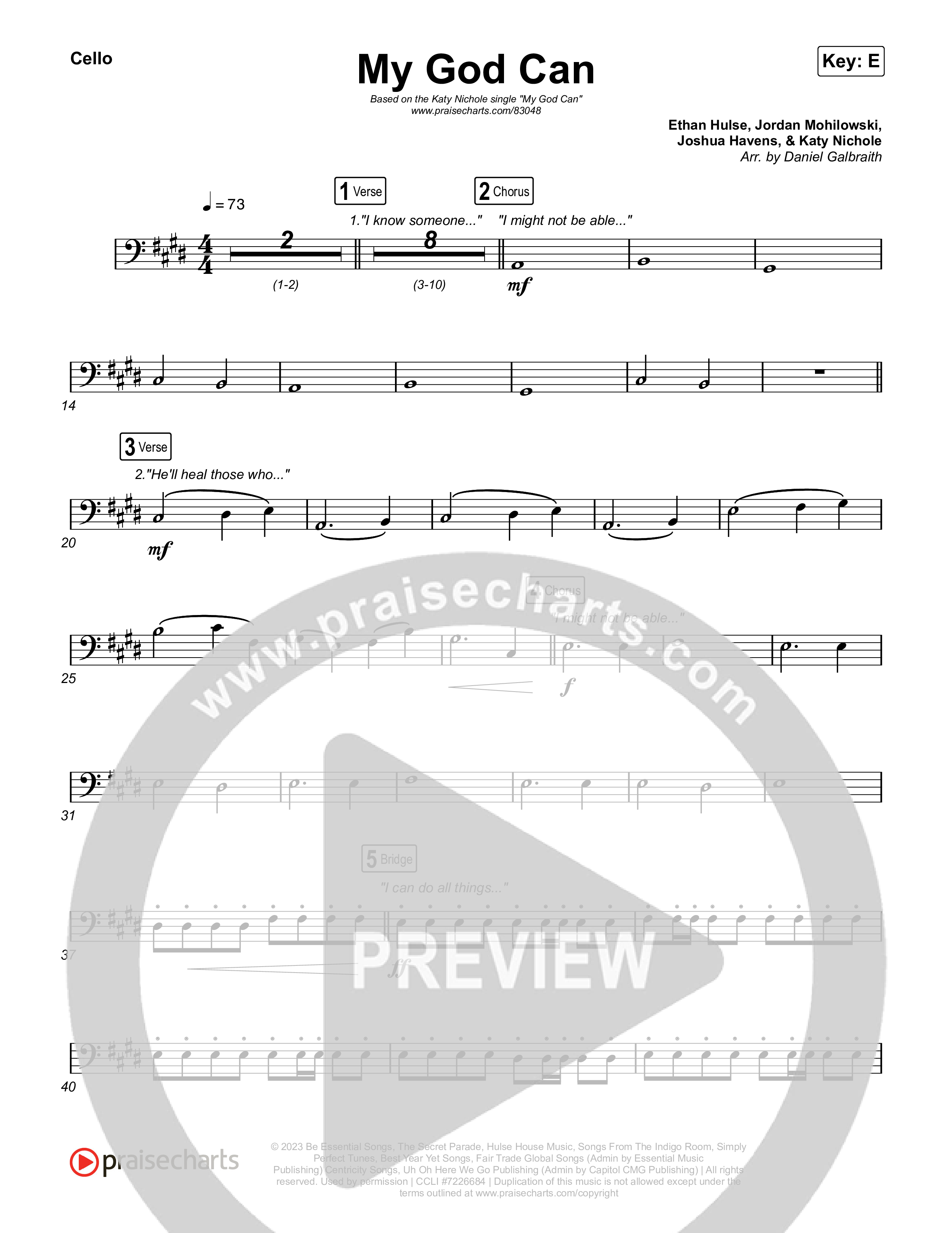 My God Can Cello (Katy Nichole / Naomi Raine)