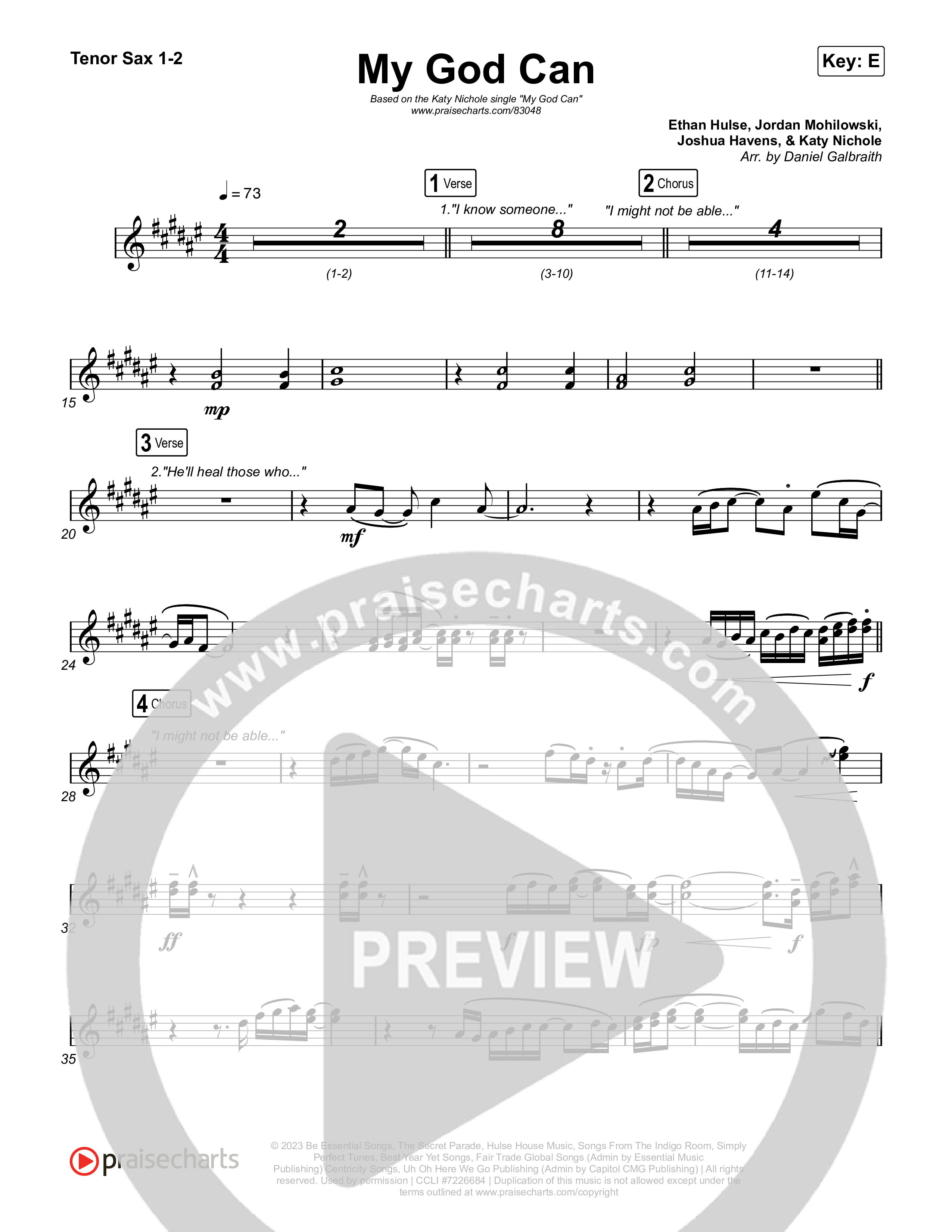 My God Can Sax Pack (Katy Nichole / Naomi Raine)