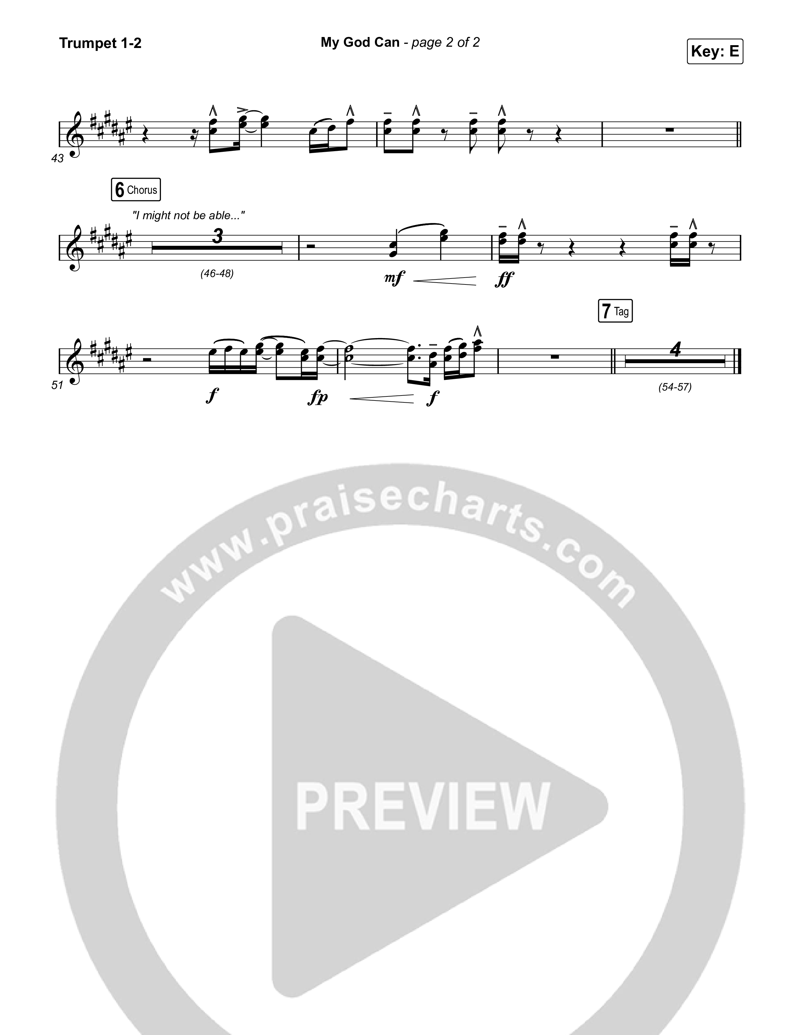 My God Can Brass Pack (Katy Nichole / Naomi Raine)