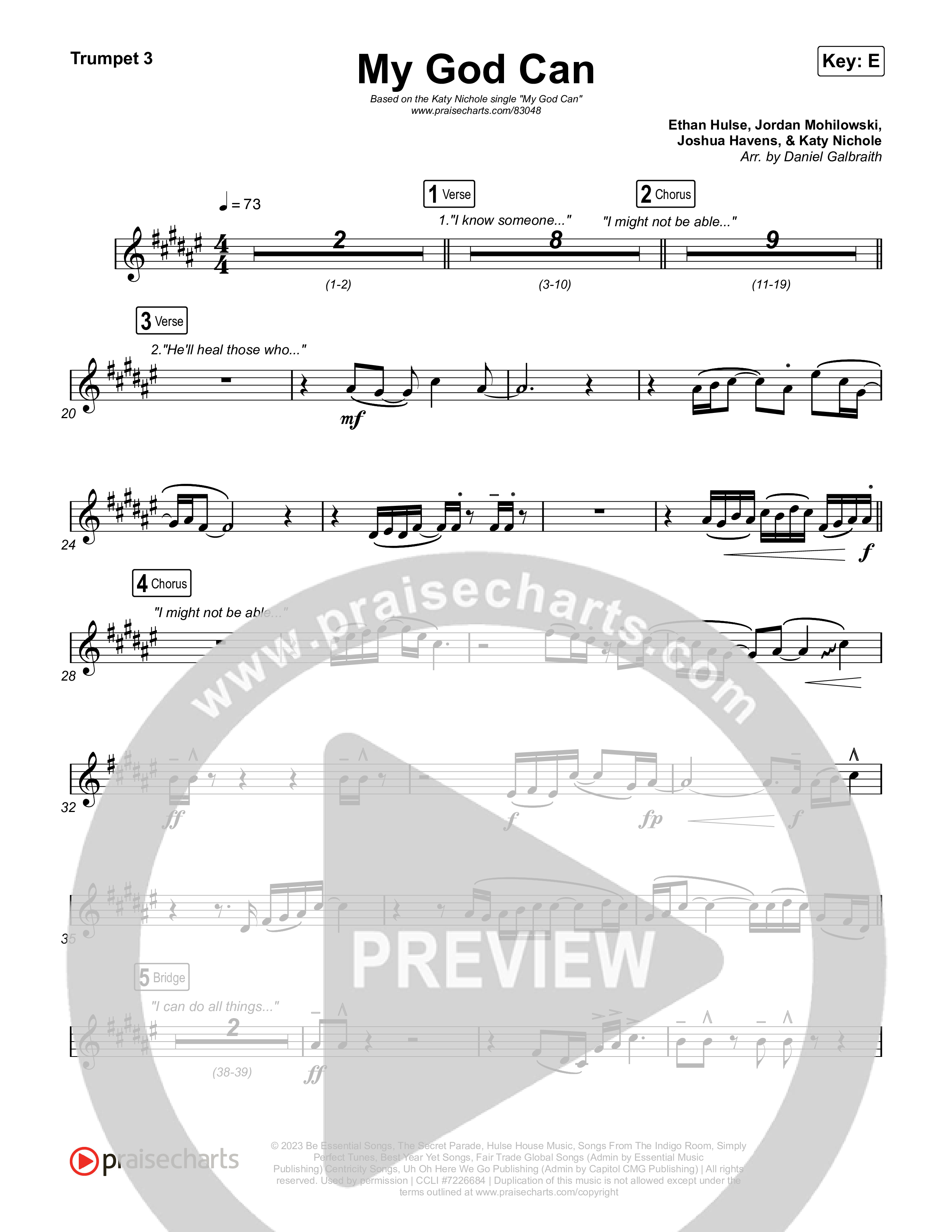 My God Can Trumpet 3 (Katy Nichole / Naomi Raine)