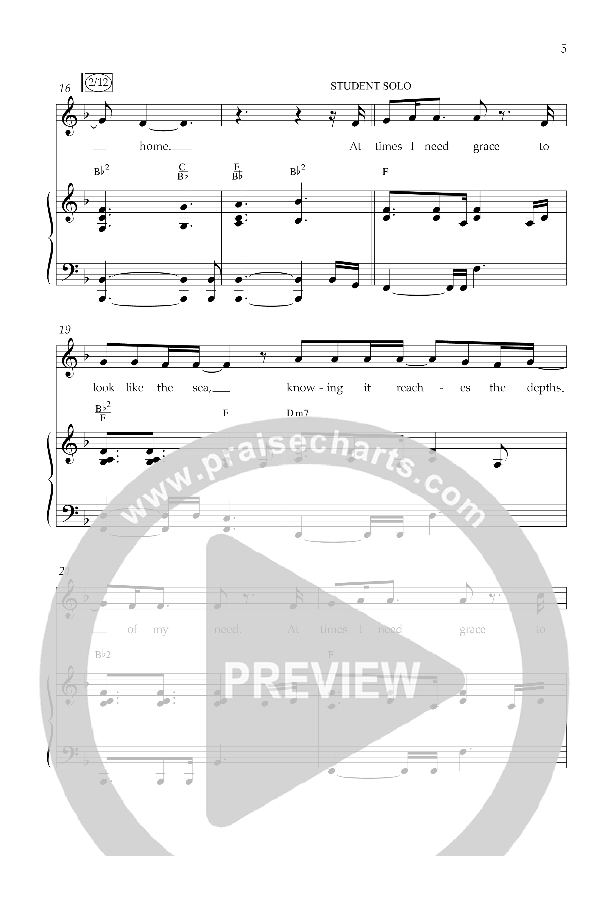 Grace Grace (Choral Anthem SATB) Anthem (SATB/Piano) (Lifeway Choral / Arr. John Bolin / Arr. Don Koch / Arr. Eric Belvin / Orch. Daniel Semsen)