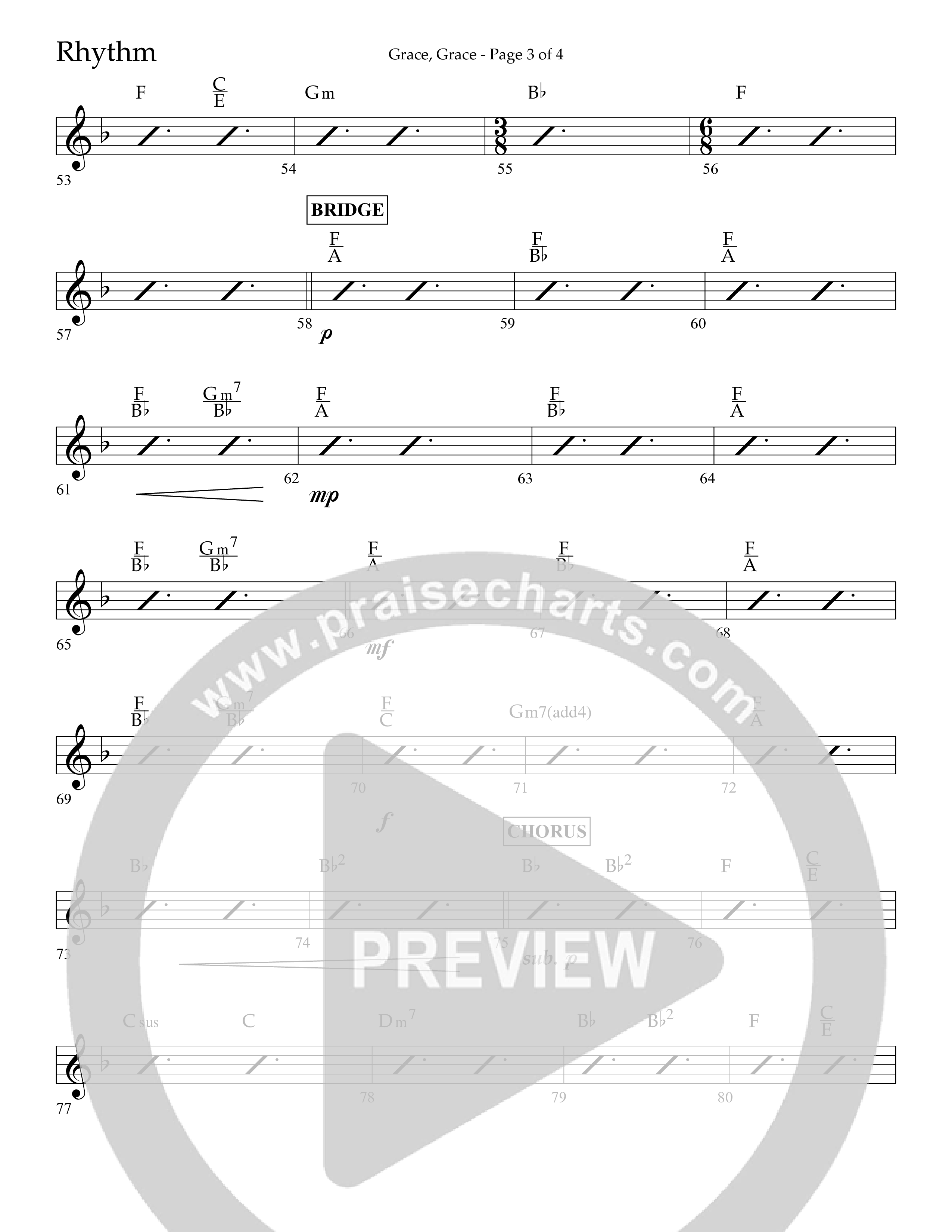 Grace Grace (Choral Anthem SATB) Lead Melody & Rhythm (Lifeway Choral / Arr. John Bolin / Arr. Don Koch / Arr. Eric Belvin / Orch. Daniel Semsen)