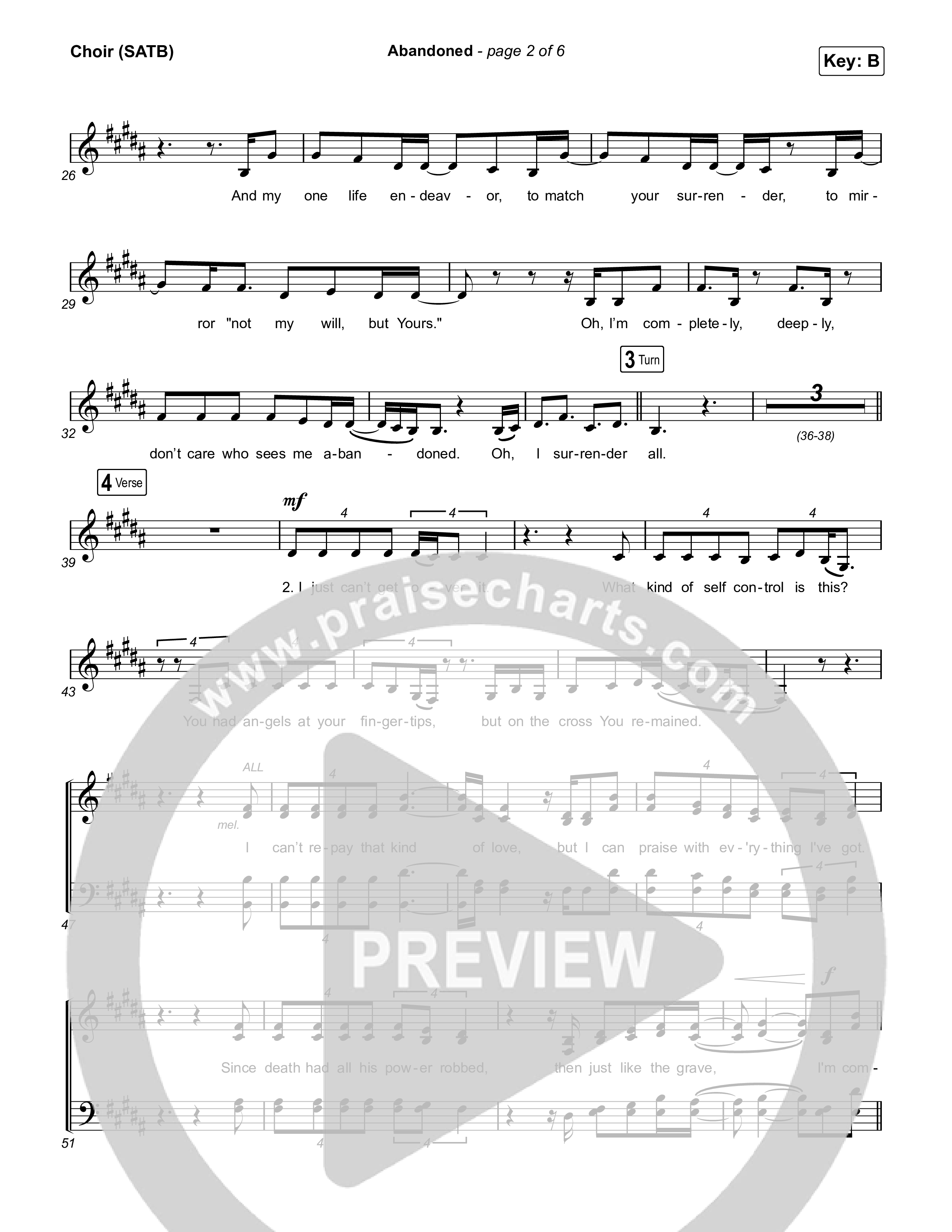 Abandoned Choir Sheet (SATB) (Benjamin William Hastings)