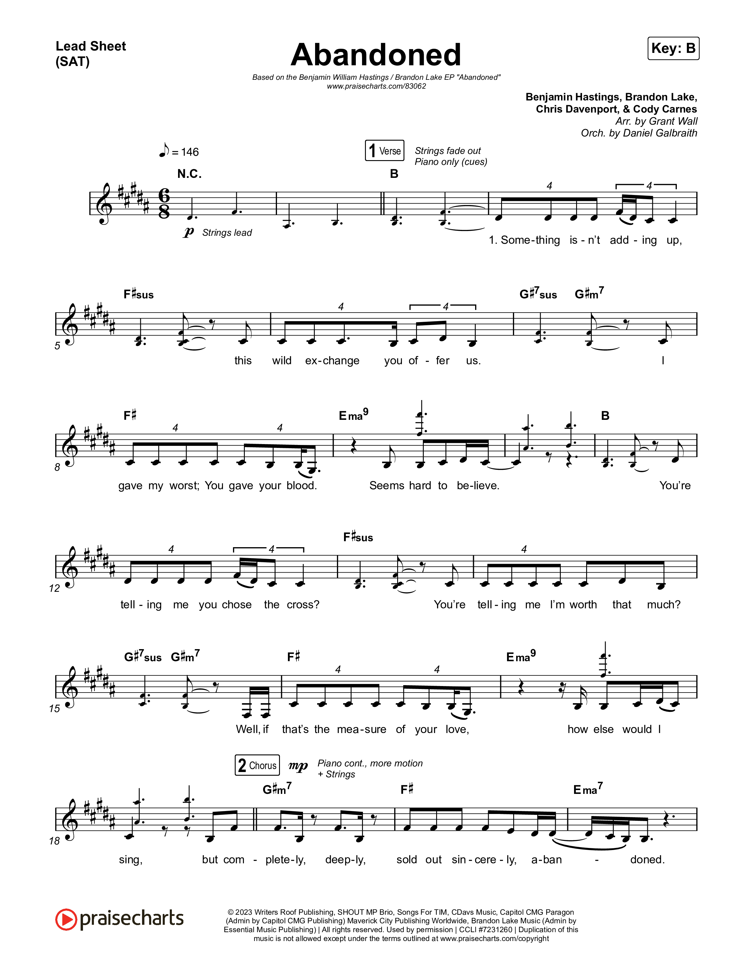 Abandoned Lead Sheet (SAT) (Benjamin William Hastings)