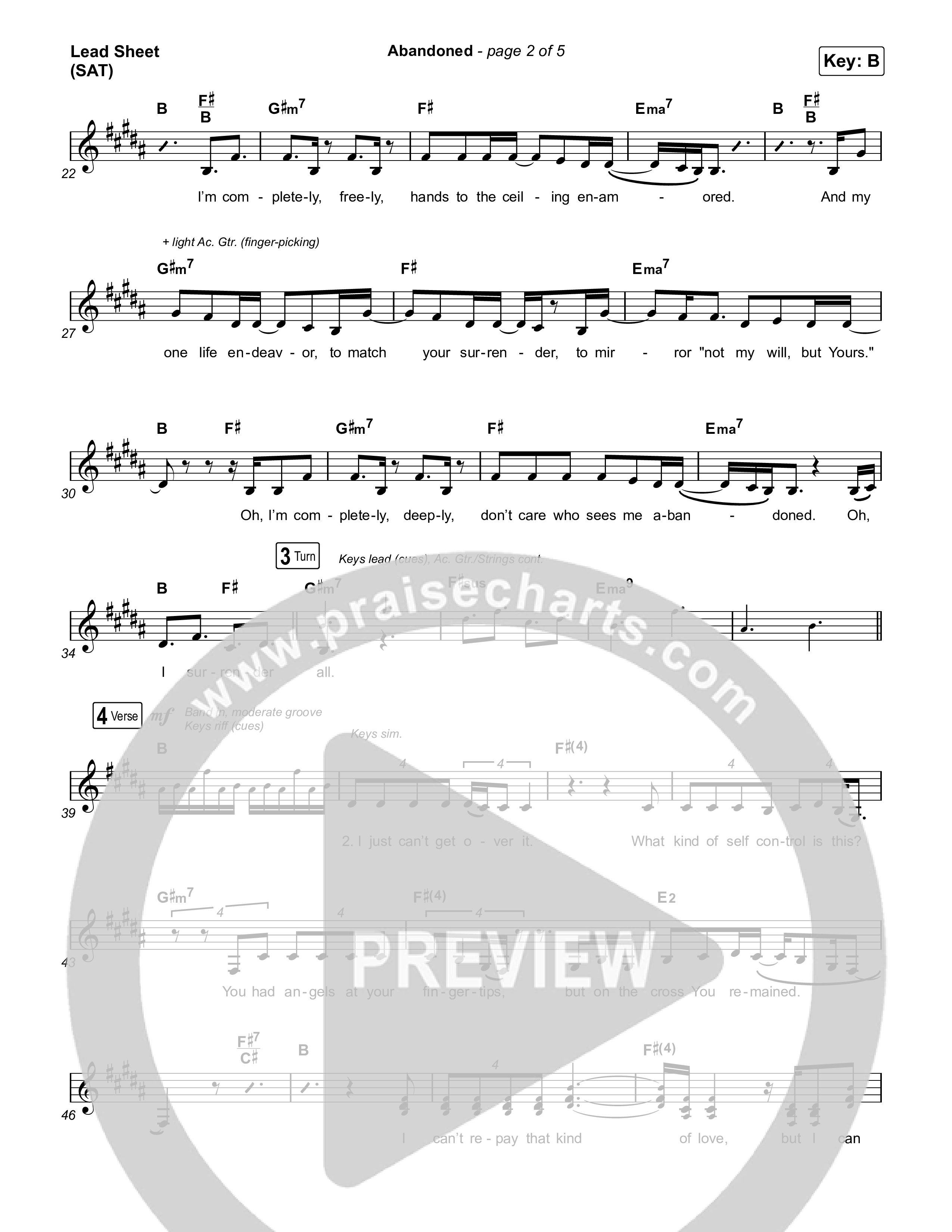 Abandoned Lead Sheet (SAT) (Benjamin William Hastings)