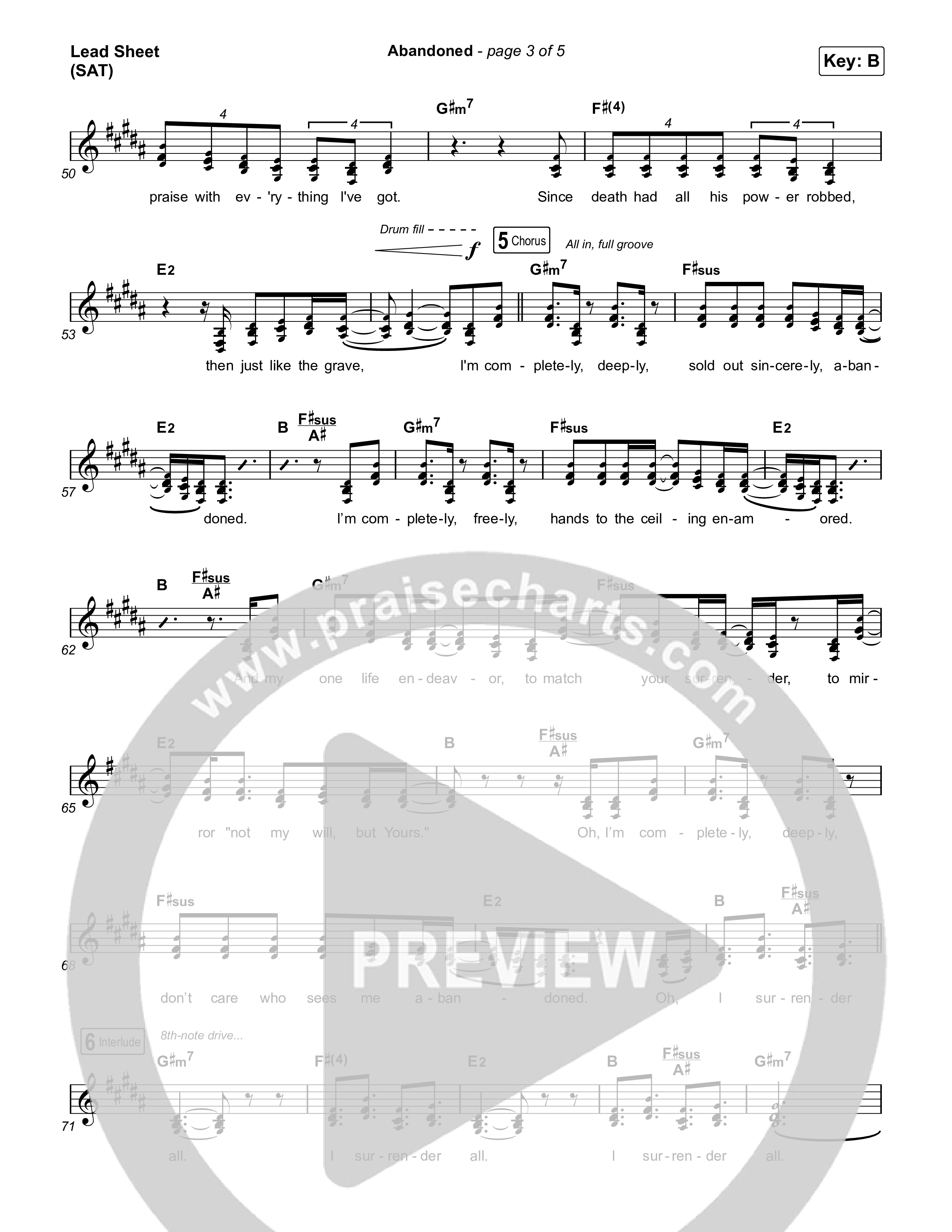 Abandoned Lead Sheet (SAT) (Benjamin William Hastings)