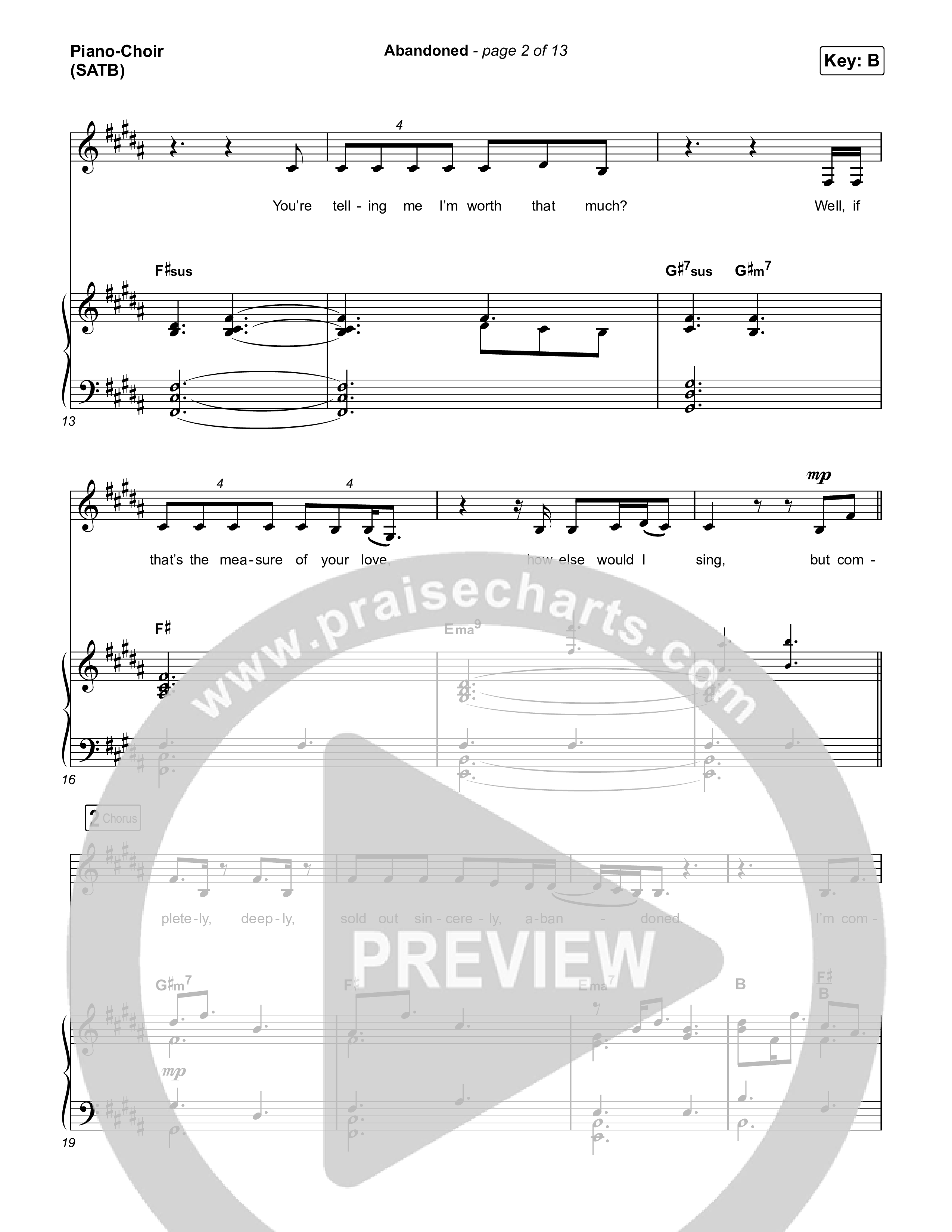 Abandoned Piano/Vocal Pack (Benjamin William Hastings)