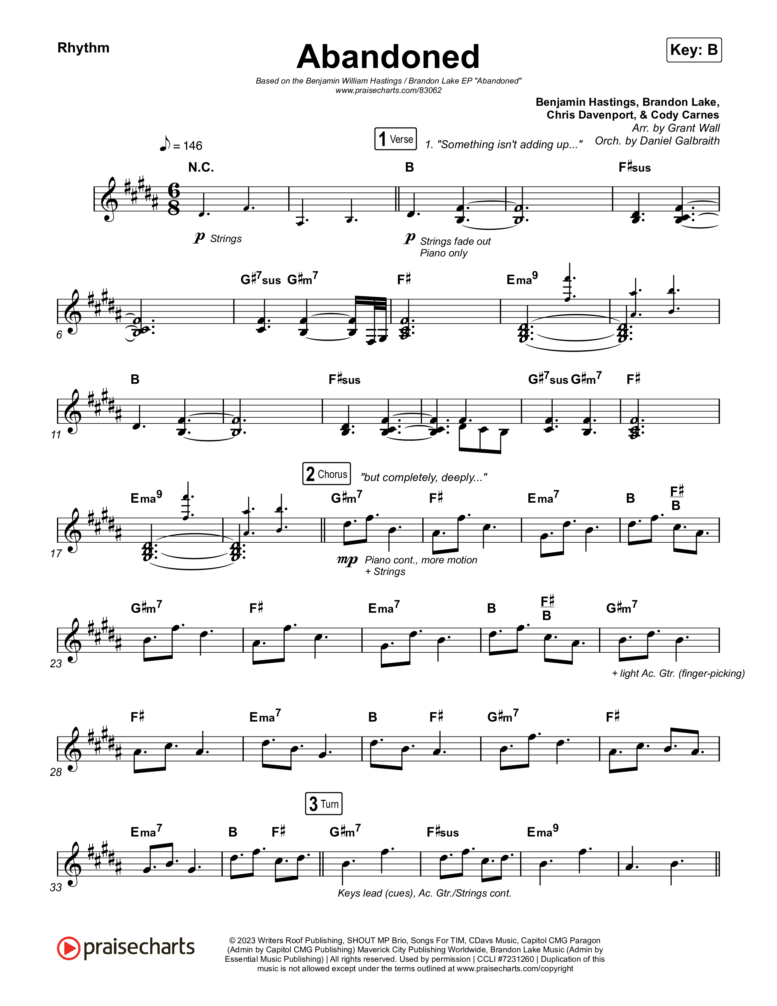 Abandoned Rhythm Chart (Benjamin William Hastings)