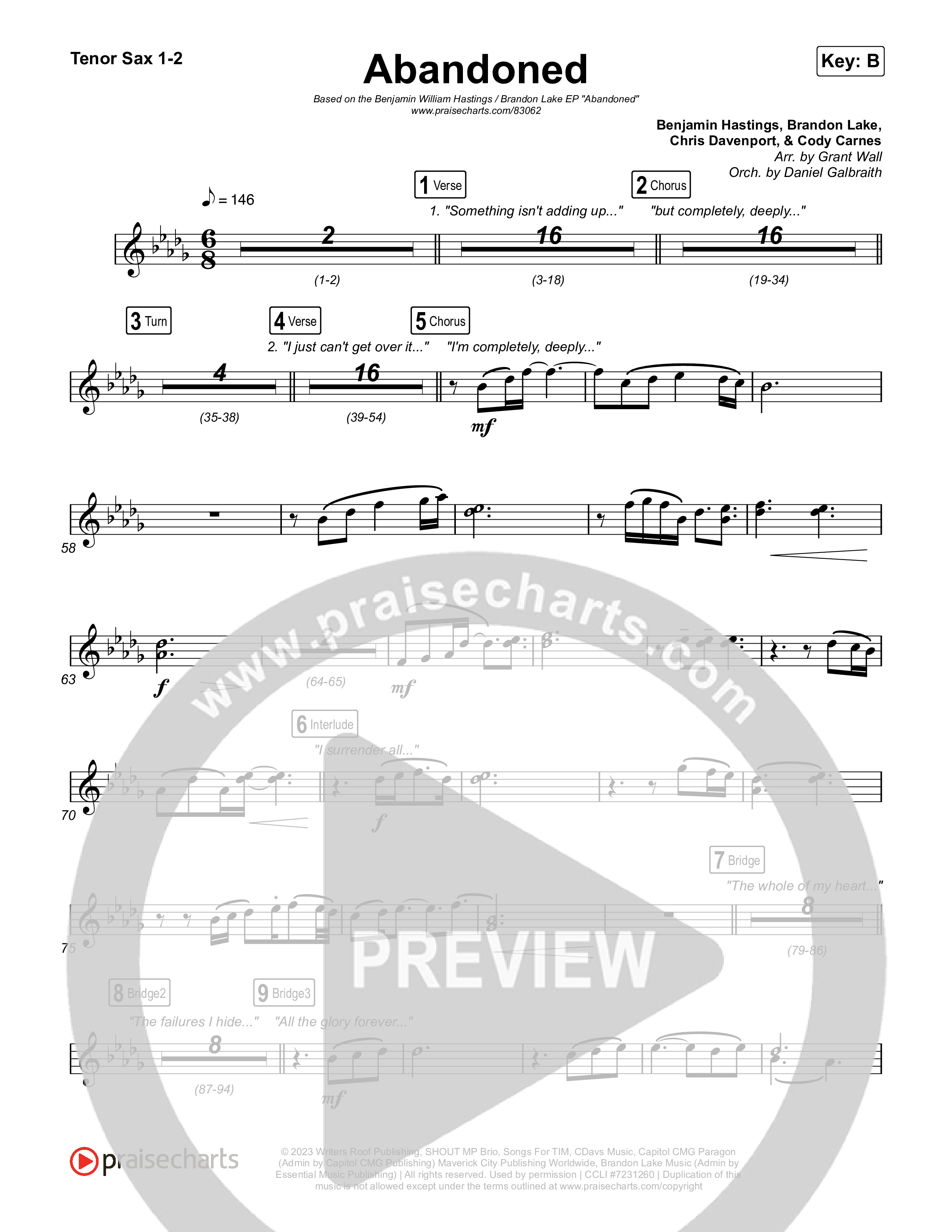 Abandoned Tenor Sax 1,2 (Benjamin William Hastings)