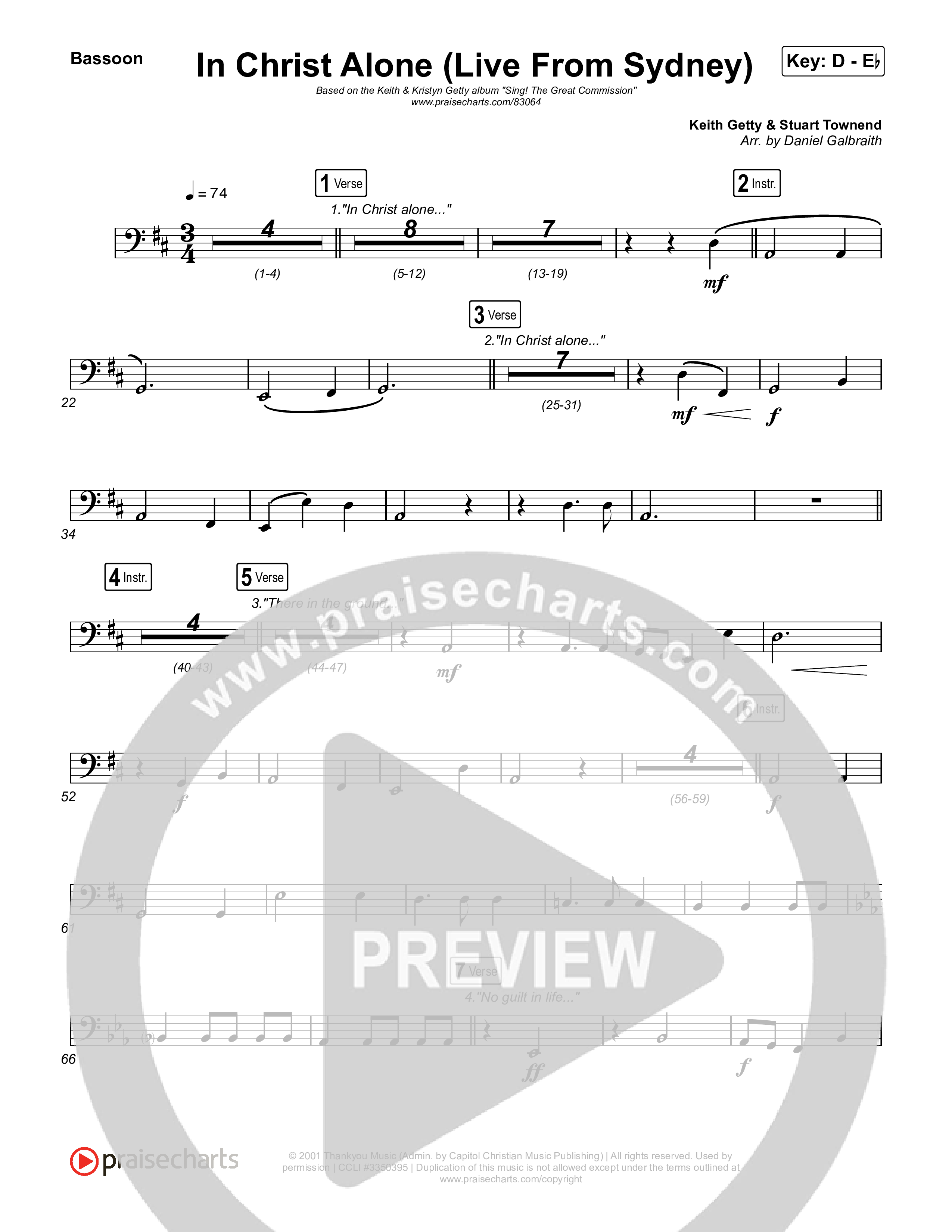 In Christ Alone (Live From Sydney) Bassoon (Keith & Kristyn Getty / CityAlight)