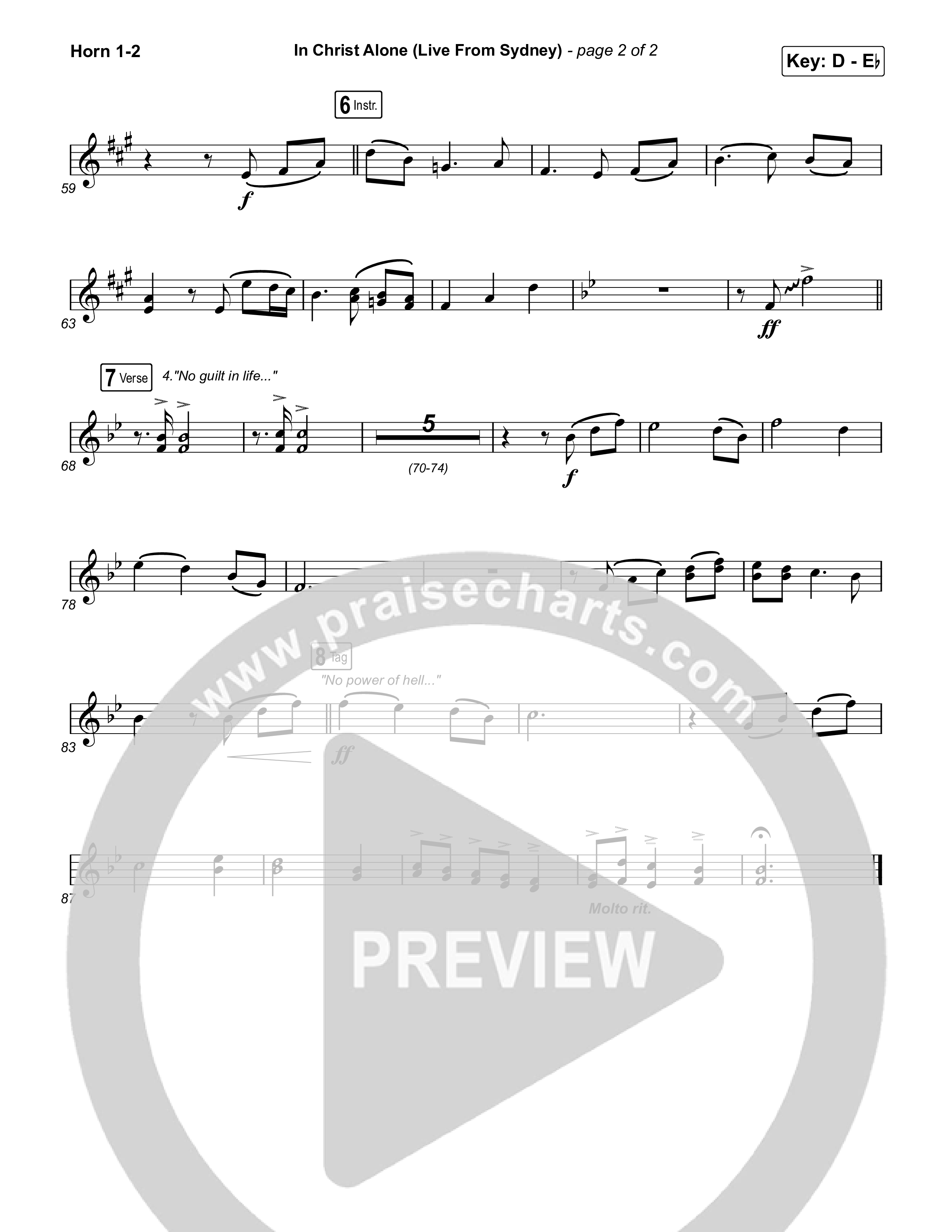 In Christ Alone (Live From Sydney) Brass Pack (Keith & Kristyn Getty / CityAlight)