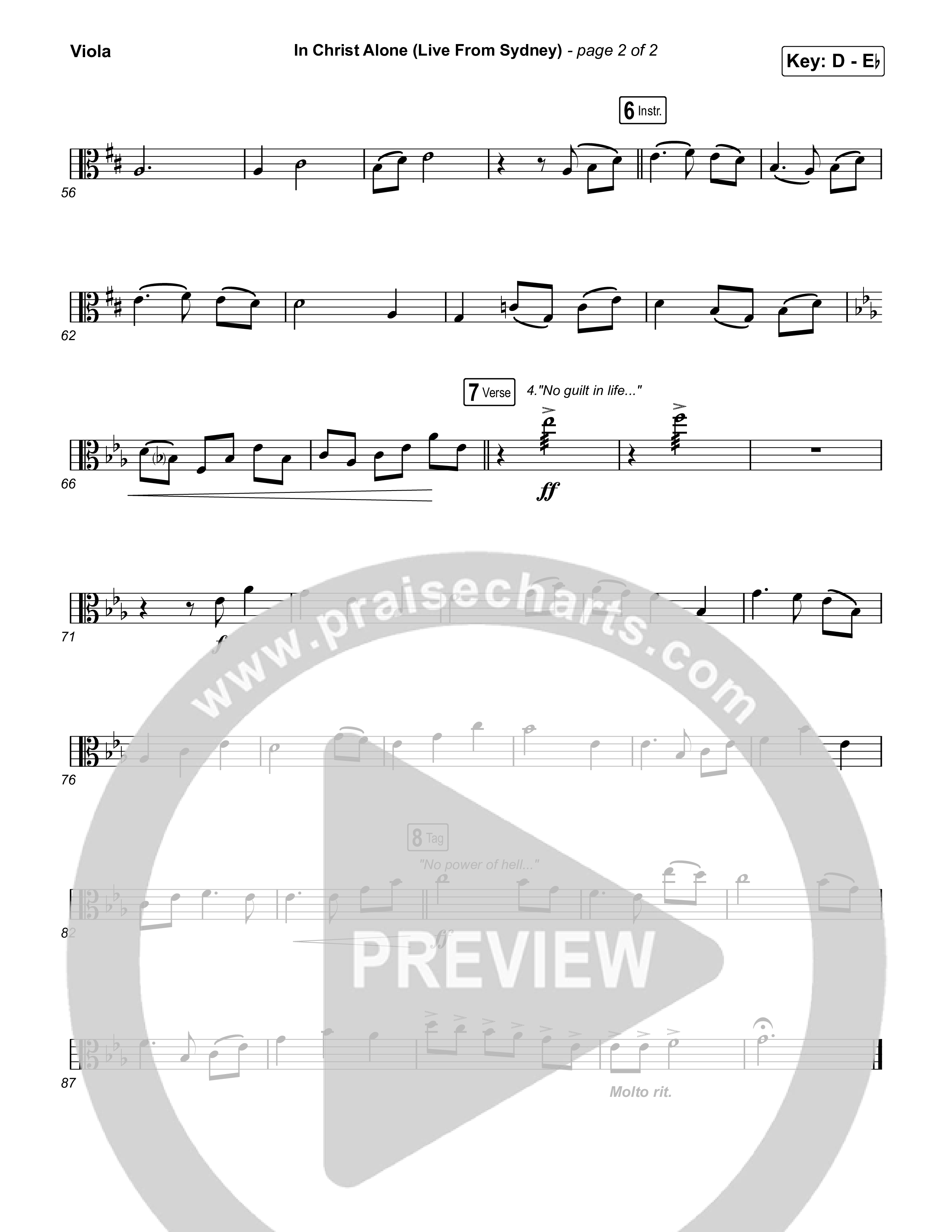 In Christ Alone (Live From Sydney) Viola (Keith & Kristyn Getty / CityAlight)