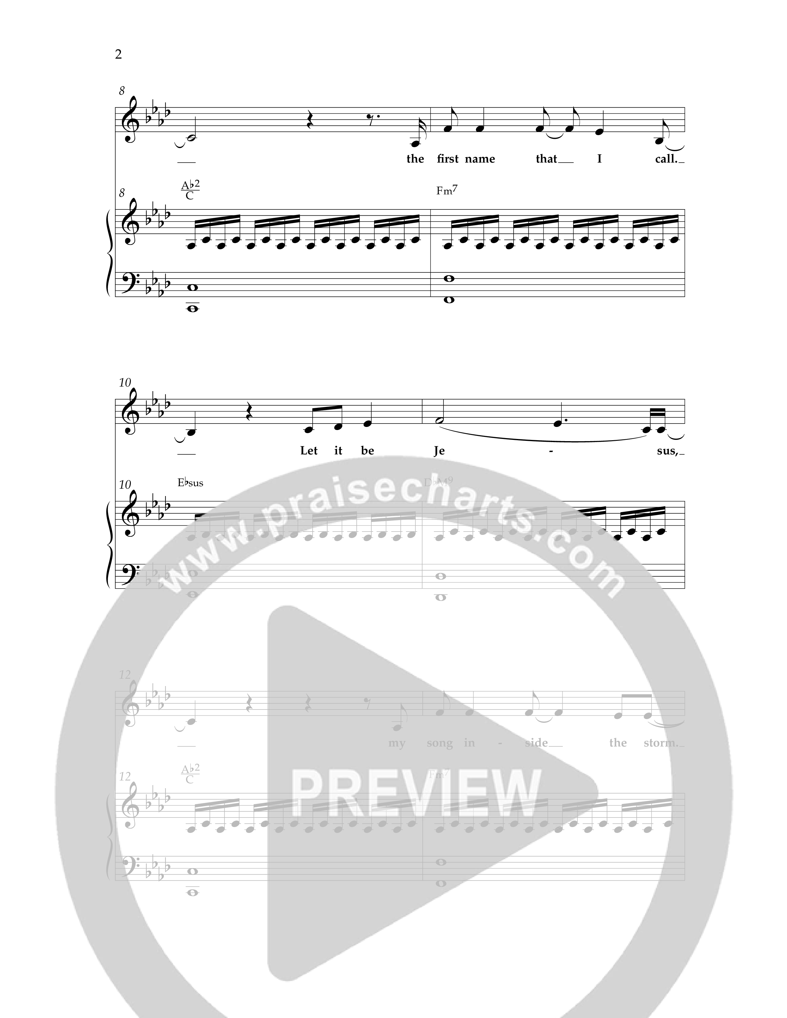 Let It Be Jesus (Choral Anthem SATB) Anthem (SATB/Piano) (Lifeway Choral / Arr. Cliff Duren)