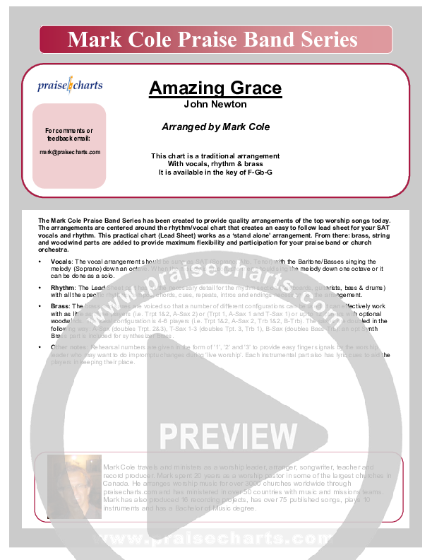 Amazing Grace Praise Band (Mark Cole)