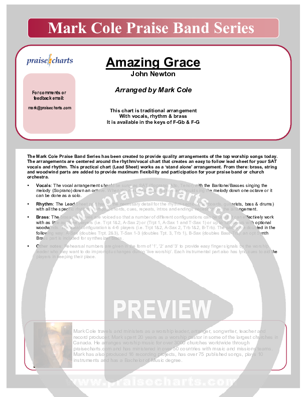 Amazing Grace Praise Band (Mark Cole)