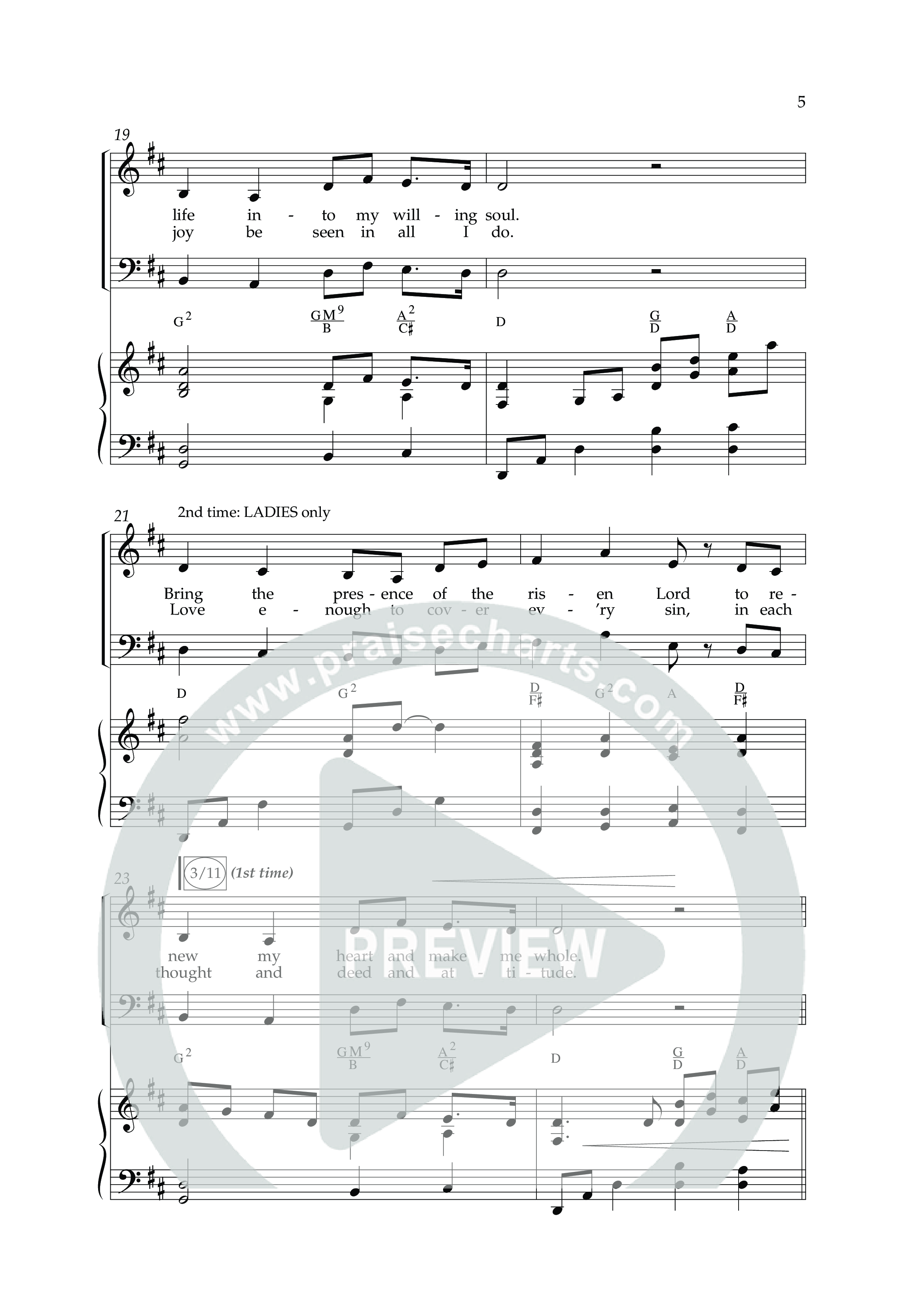 Holy Spirit Living Breath Of God (with Gabriel's Oboe) (Choral Anthem SATB) Anthem (SATB/Piano) (Lifeway Choral / Arr. David Hamilton)