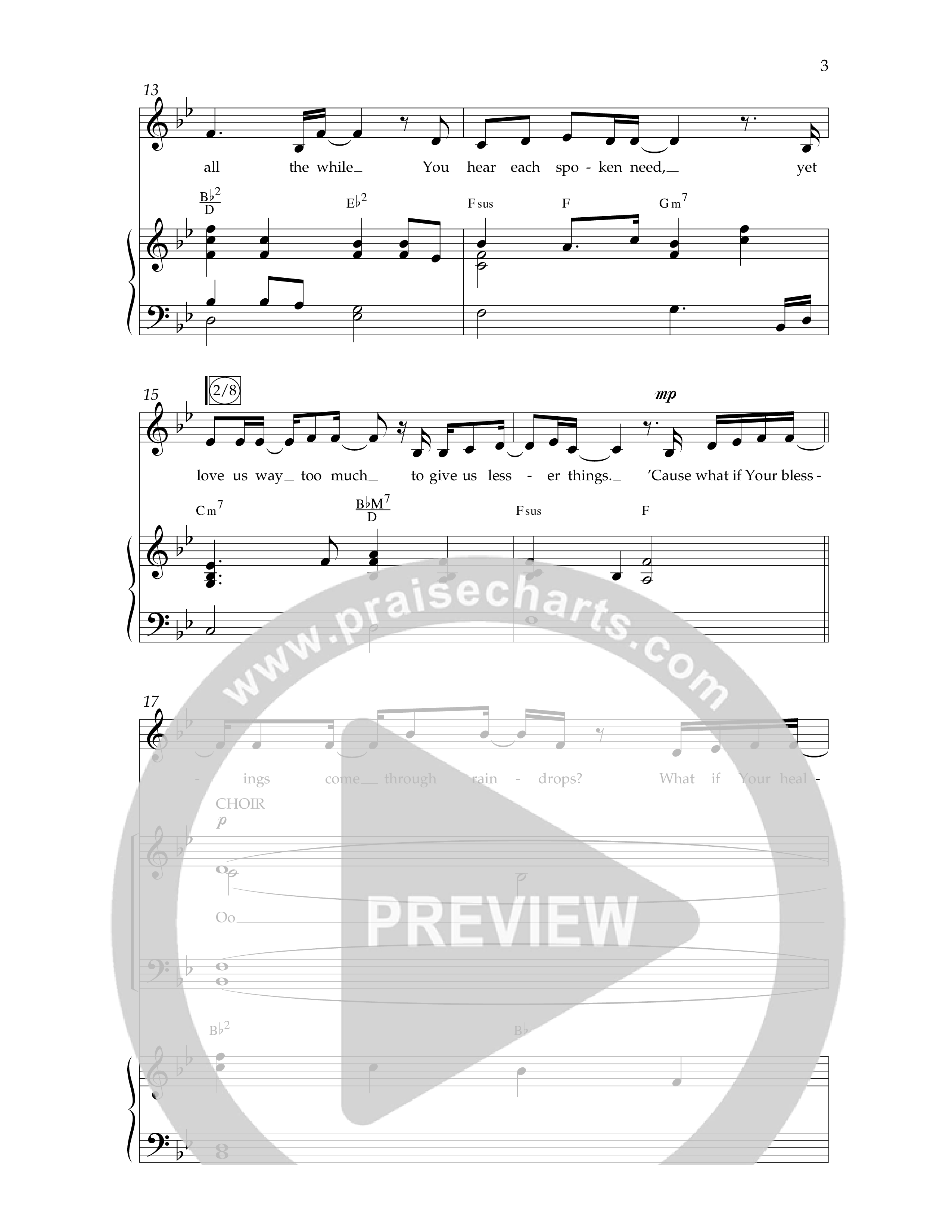 Blessings (Choral Anthem SATB) Anthem (SATB/Piano) (Lifeway Choral / Arr. Russell Mauldin)