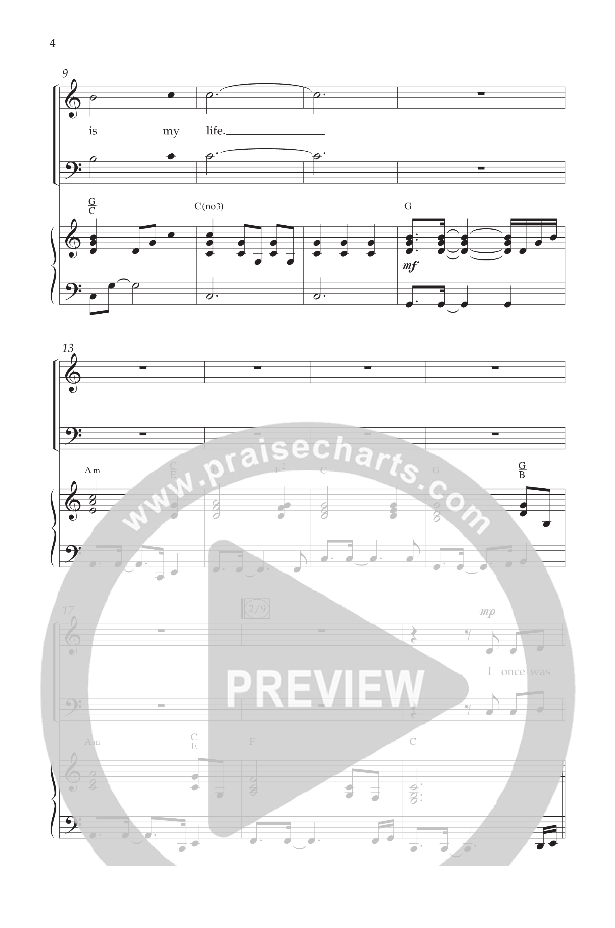 All I Have Is Christ (Choral Anthem SATB) Anthem (SATB/Piano) (Lifeway Choral / Arr. Travis Cottrell)