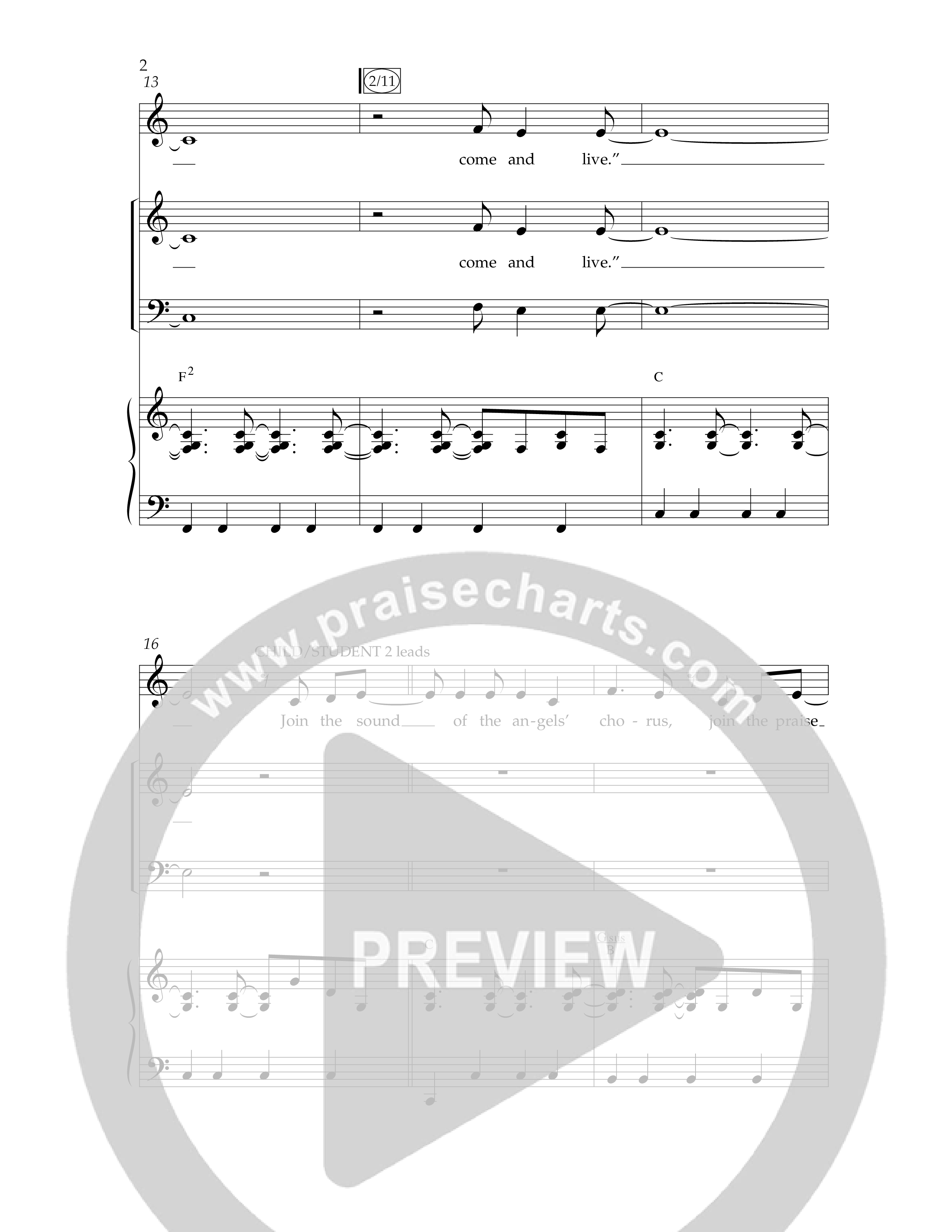 Come And Live (Choral Anthem SATB) Anthem (SATB/Piano) (Lifeway Choral / Arr. John Bolin / Arr. Don Koch / Orch. Michael Lawrence)