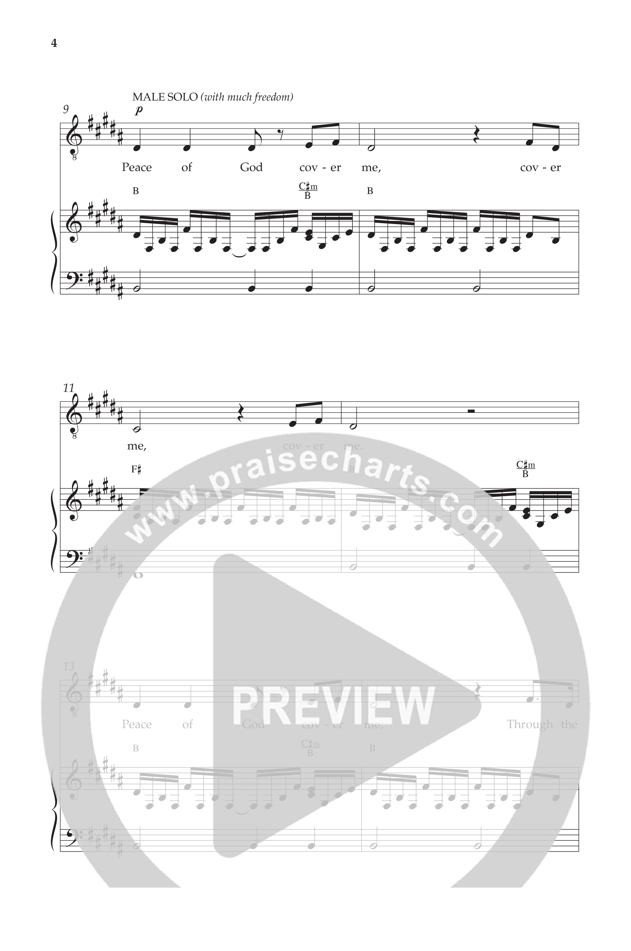 Cover Me (Choral Anthem SATB) Anthem (SATB/Piano) (Lifeway Choral / Arr. J. Daniel Smith)