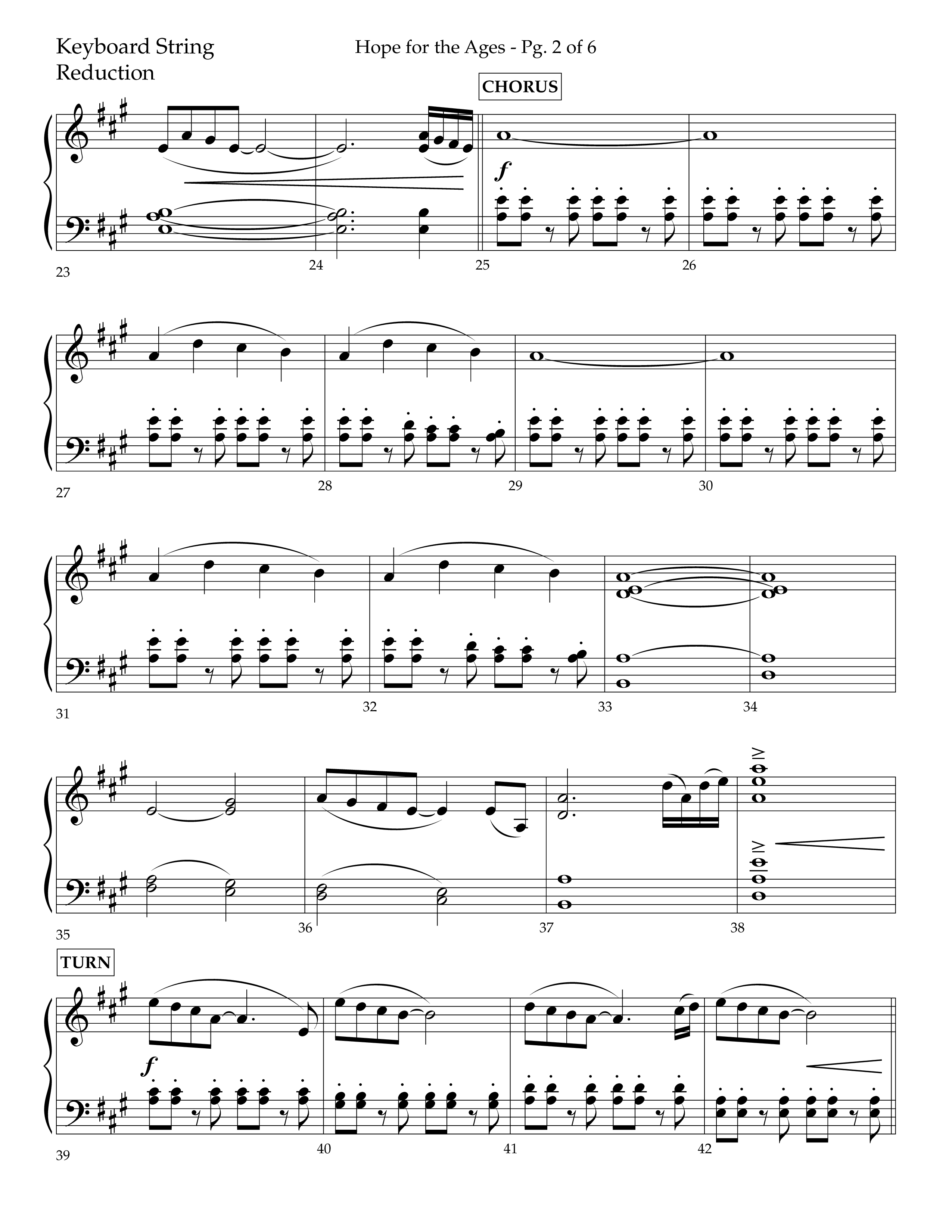 Hope For The Ages (Choral Anthem SATB) String Reduction (Lifeway Choral / Arr. John Bolin / Arr. Don Koch / Orch. Cliff Duren)