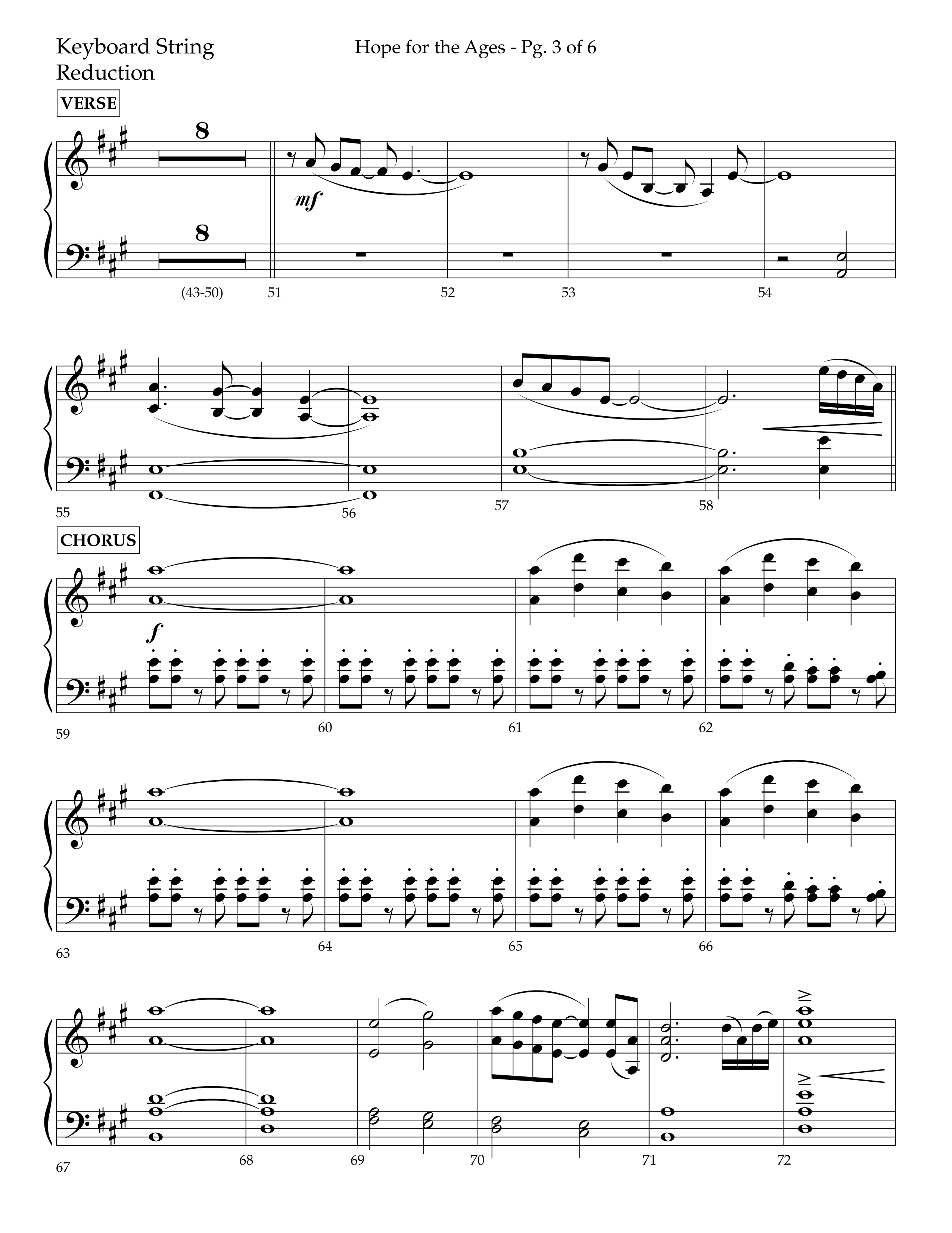 Hope For The Ages (Choral Anthem SATB) String Reduction (Lifeway Choral / Arr. John Bolin / Arr. Don Koch / Orch. Cliff Duren)