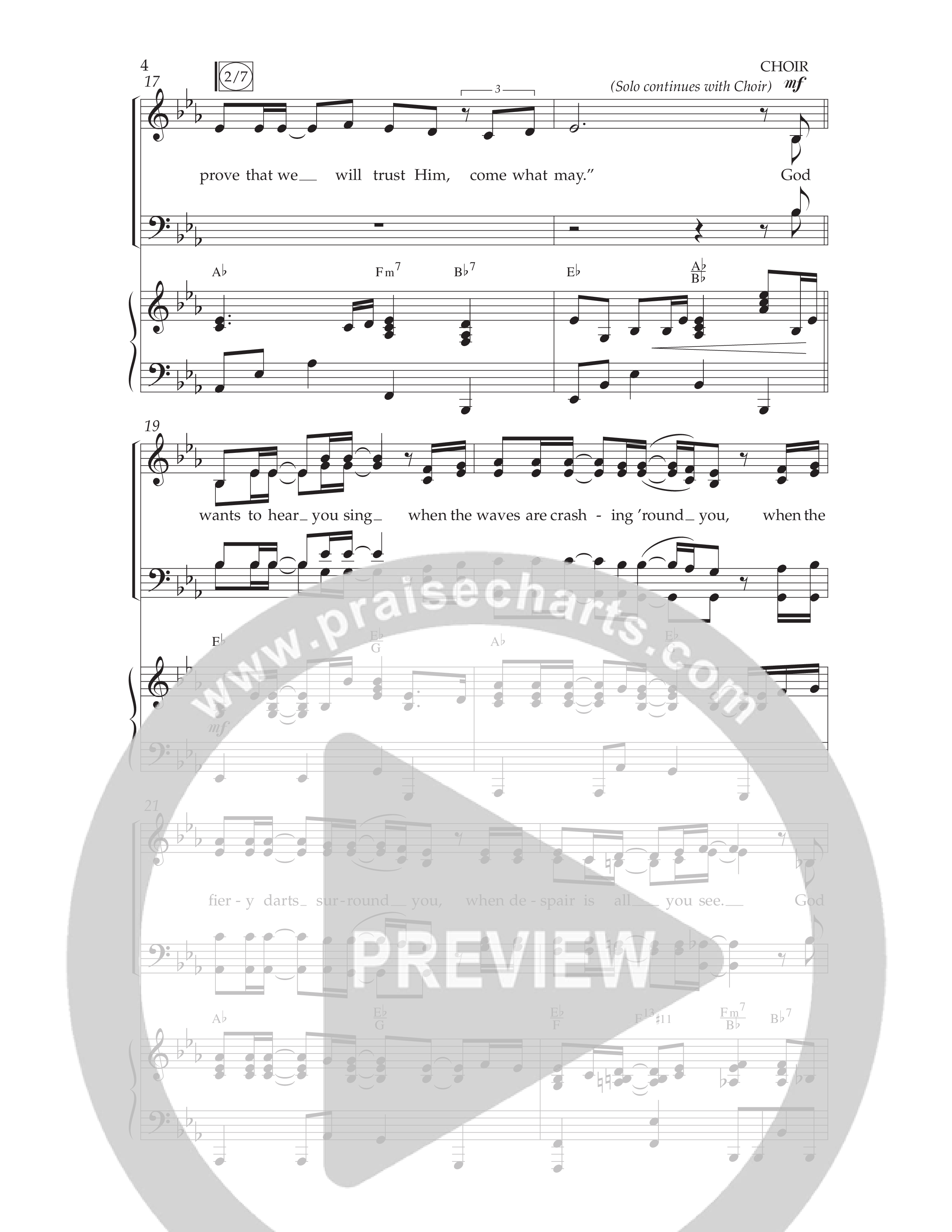 God Wants To Hear You Sing (Choral Anthem SATB) Anthem (SATB/Piano) (Lifeway Choral / Arr. Bradley Knight)