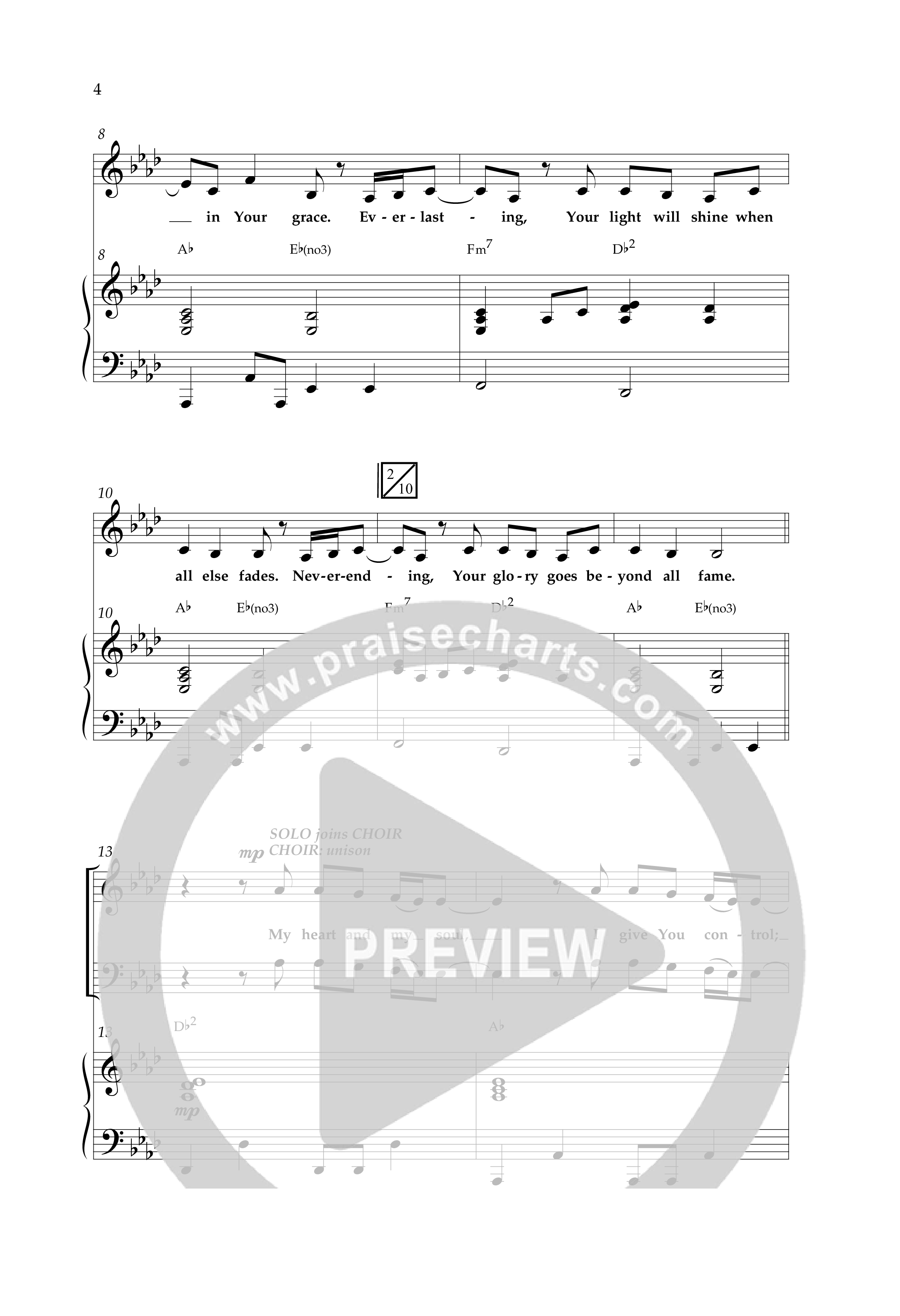 From The Inside Out (Choral Anthem SATB) Anthem (SATB/Piano) (Lifeway Choral / Arr. Cliff Duren)
