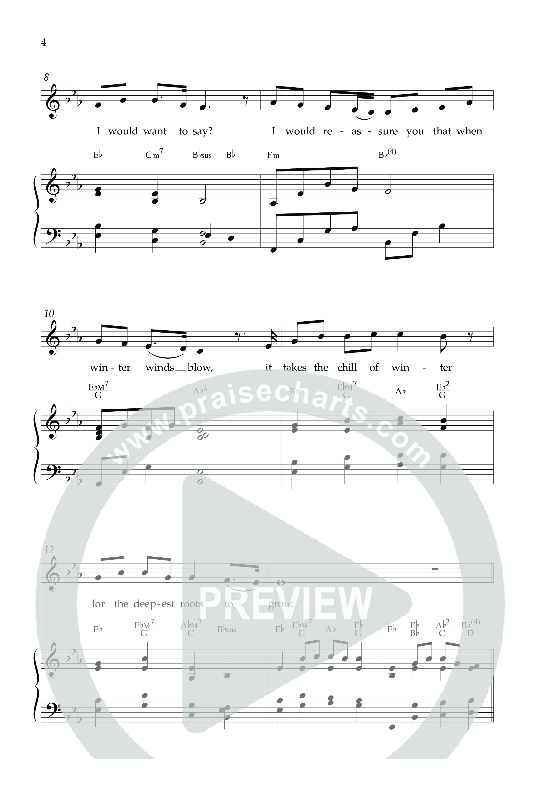 Hymn For The Weary (Choral Anthem SATB) Anthem (SATB/Piano) (Lifeway Choral / Arr. Cody McVey)