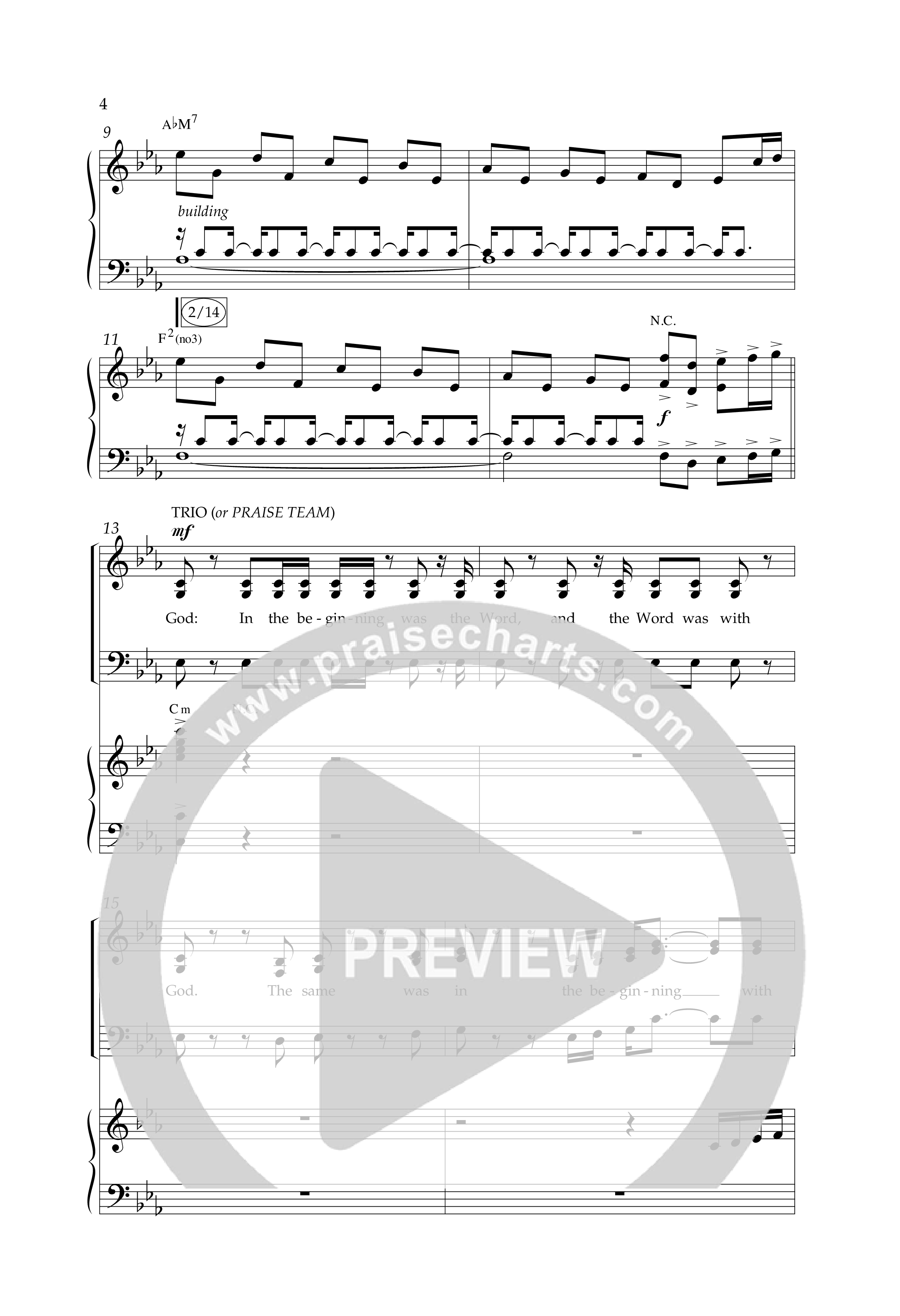 God (Choral Anthem SATB) Anthem (SATB/Piano) (Lifeway Choral / Arr. Cliff Duren)