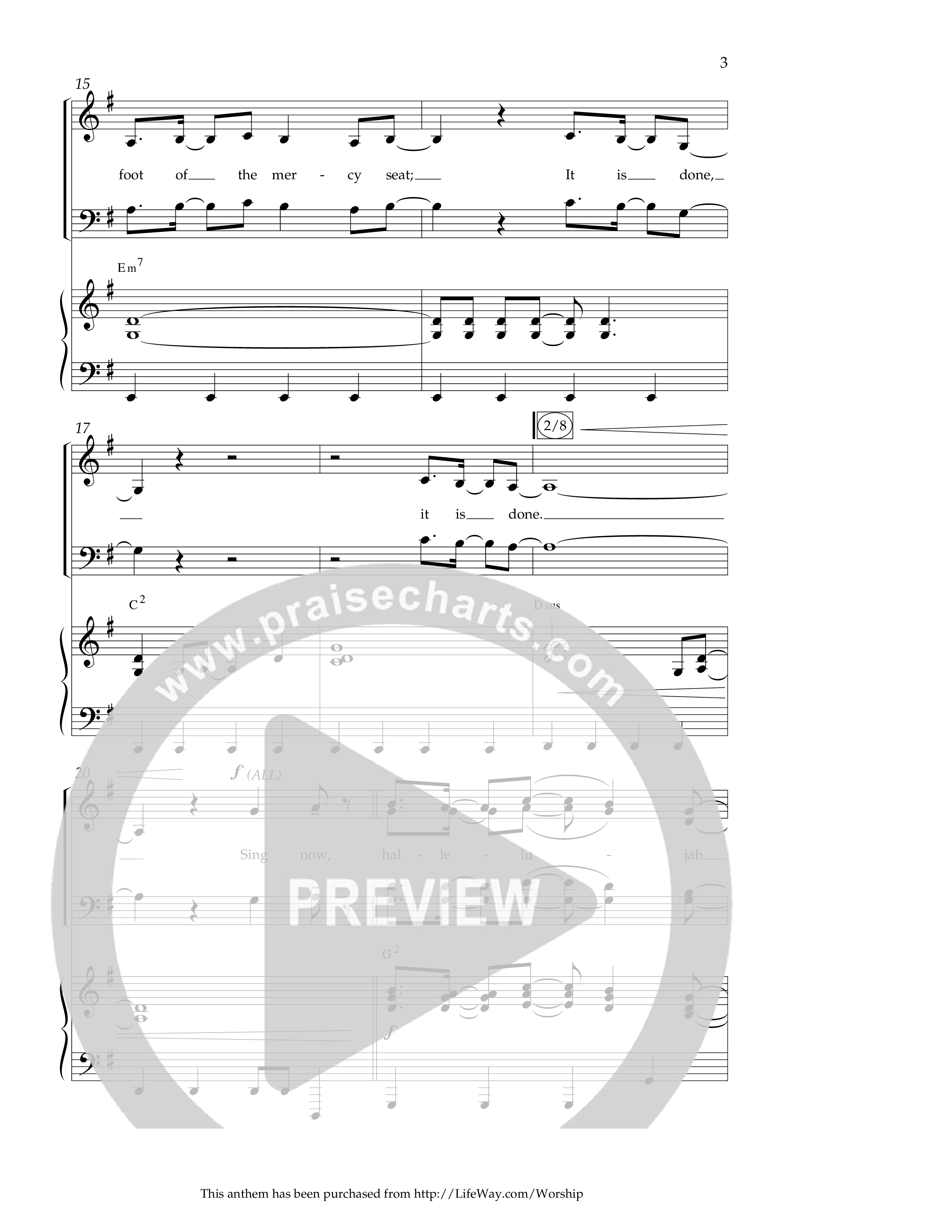 Hallelujah Forever (Choral Anthem SATB) Anthem (SATB/Piano) (Lifeway Choral / Arr. Cliff Duren)