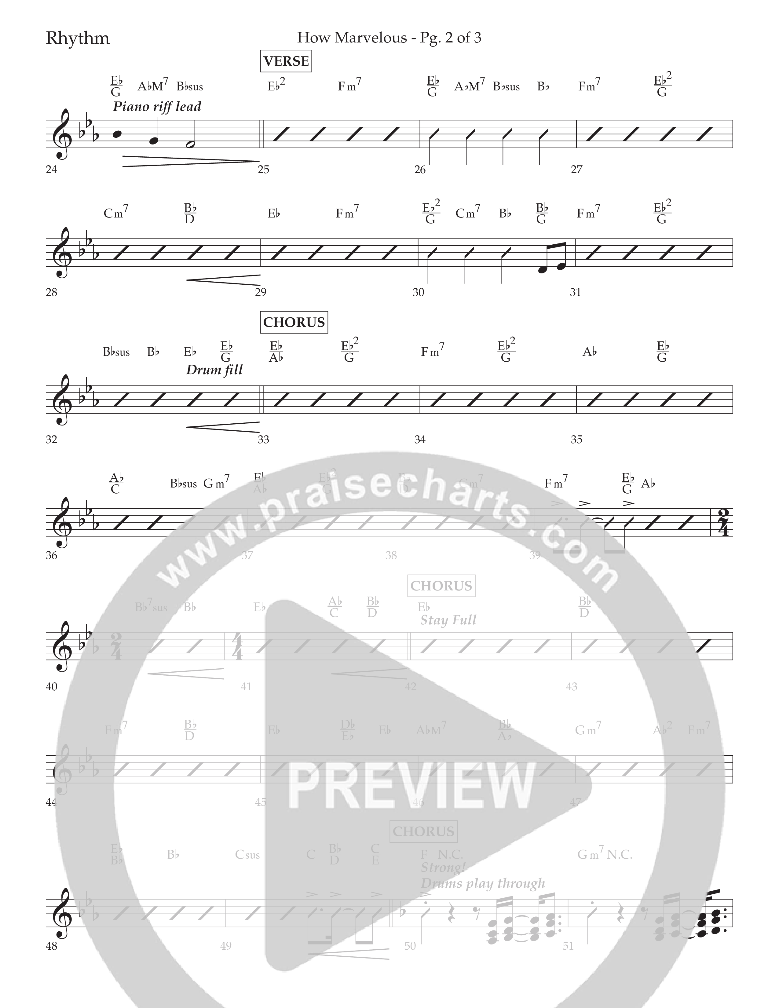 How Marvelous Medley (Choral Anthem SATB) Lead Melody & Rhythm (Lifeway Choral / Arr. David Wise / Orch. Cliff Duren)