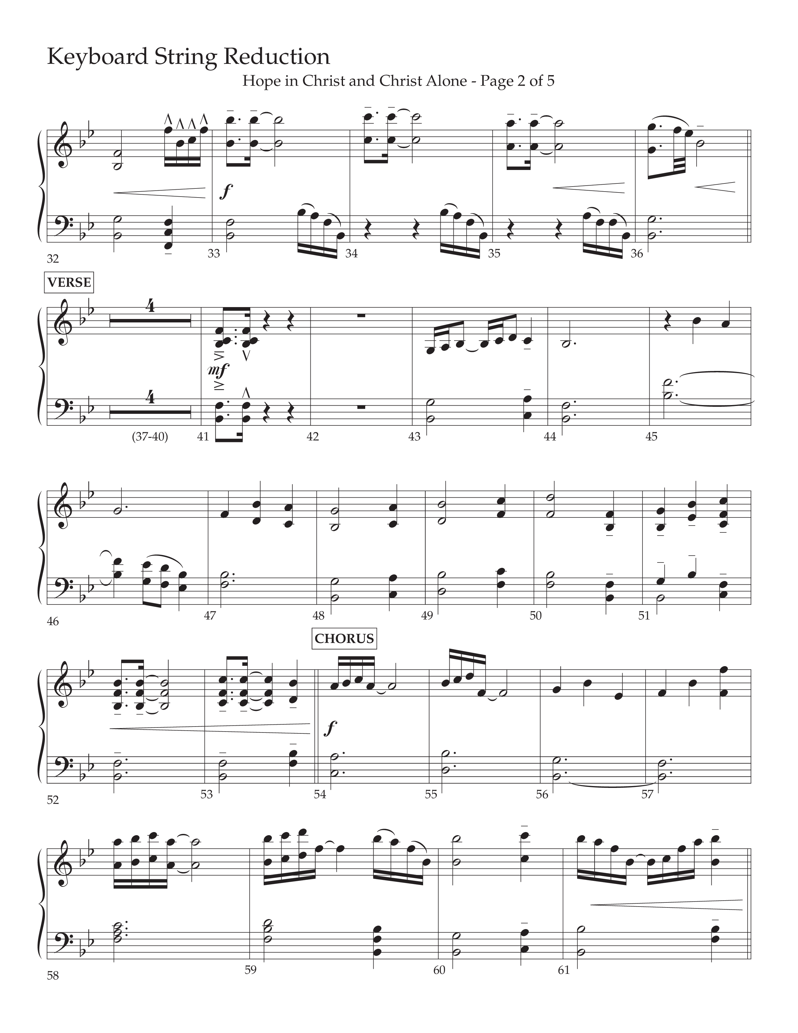 Hope In Christ And Christ Alone (Choral Anthem SATB) String Reduction (Lifeway Choral / Arr. Cliff Duren)