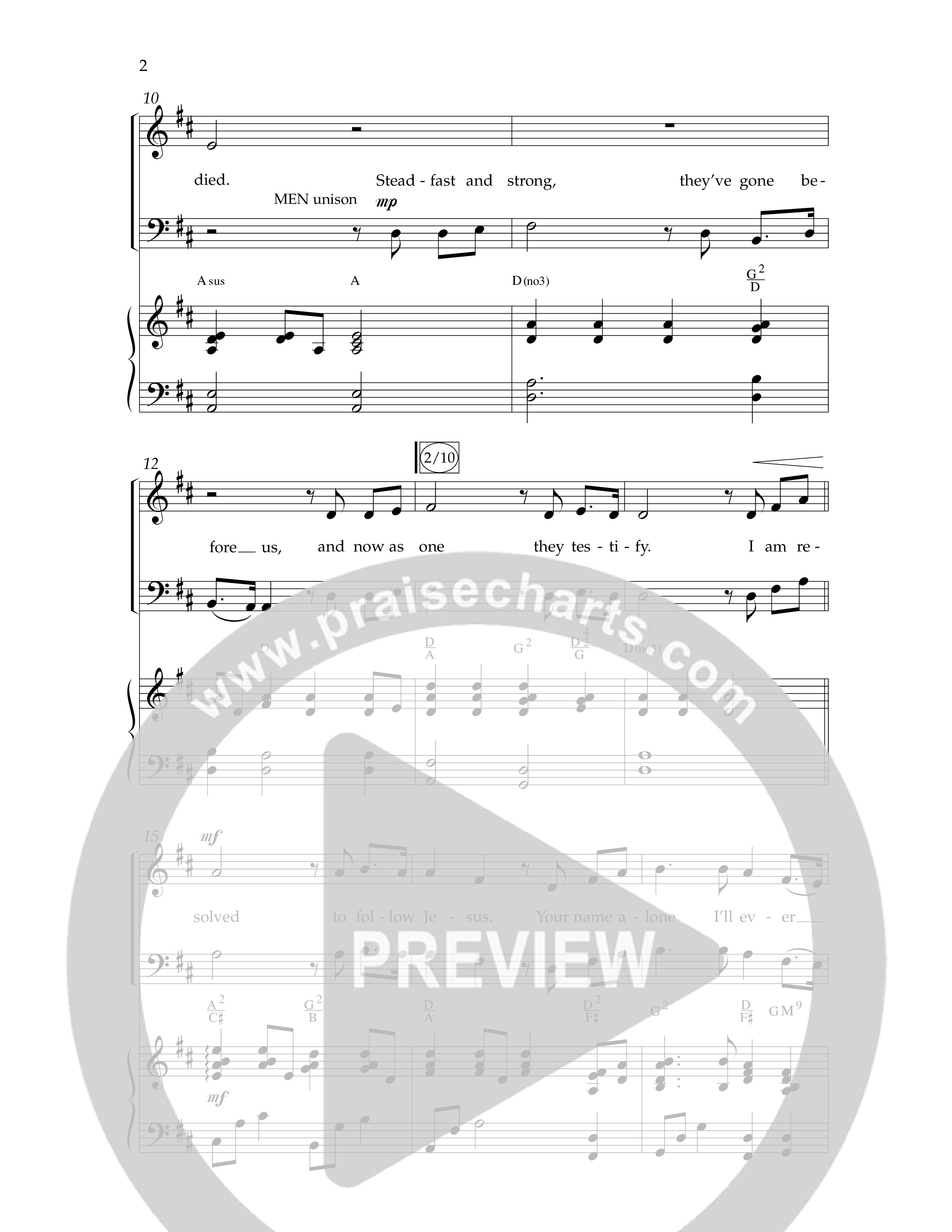 I Am Resolved (with I Have Decided To Follow Jesus) (Choral Anthem SATB) Anthem (SATB/Piano) (Lifeway Choral / Arr. John Bolin / Orch. Richard Kingsmore)