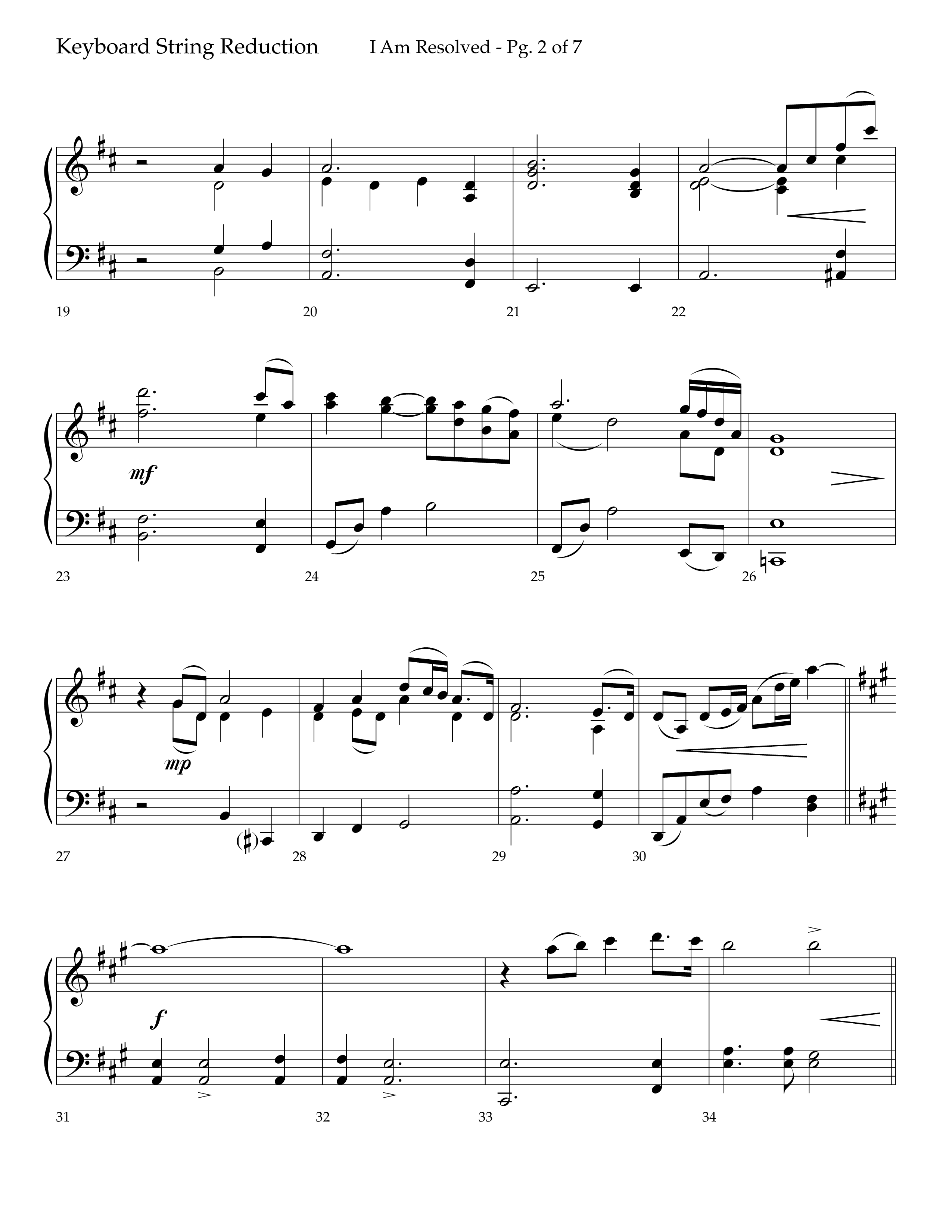 I Am Resolved (with I Have Decided To Follow Jesus) (Choral Anthem SATB) String Reduction (Lifeway Choral / Arr. John Bolin / Orch. Richard Kingsmore)