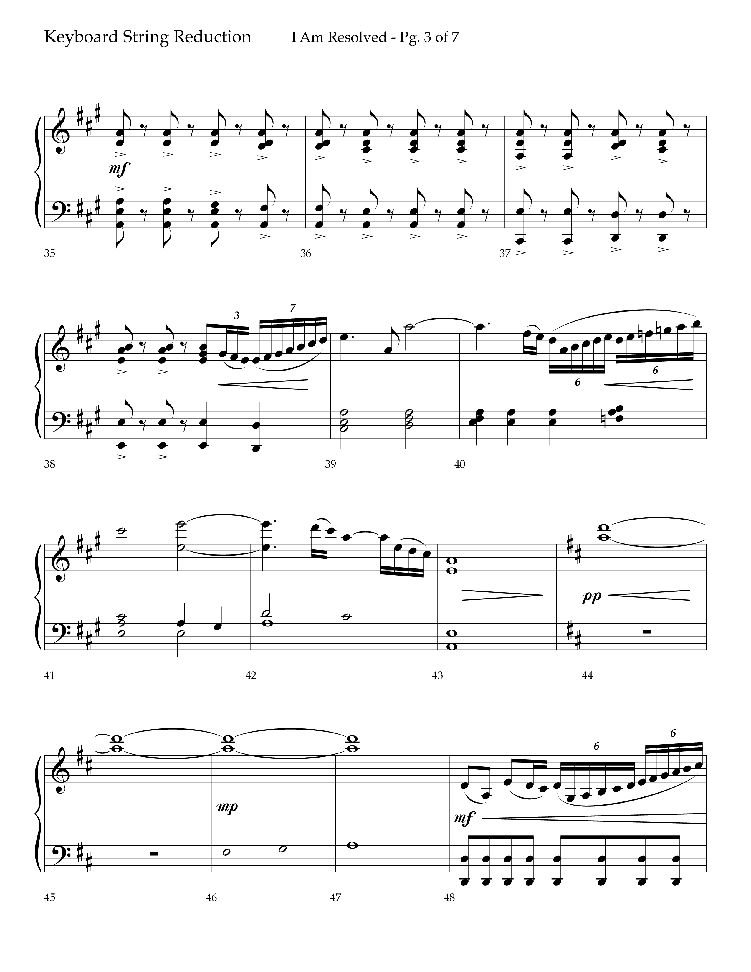 I Am Resolved (with I Have Decided To Follow Jesus) (Choral Anthem SATB) String Reduction (Lifeway Choral / Arr. John Bolin / Orch. Richard Kingsmore)