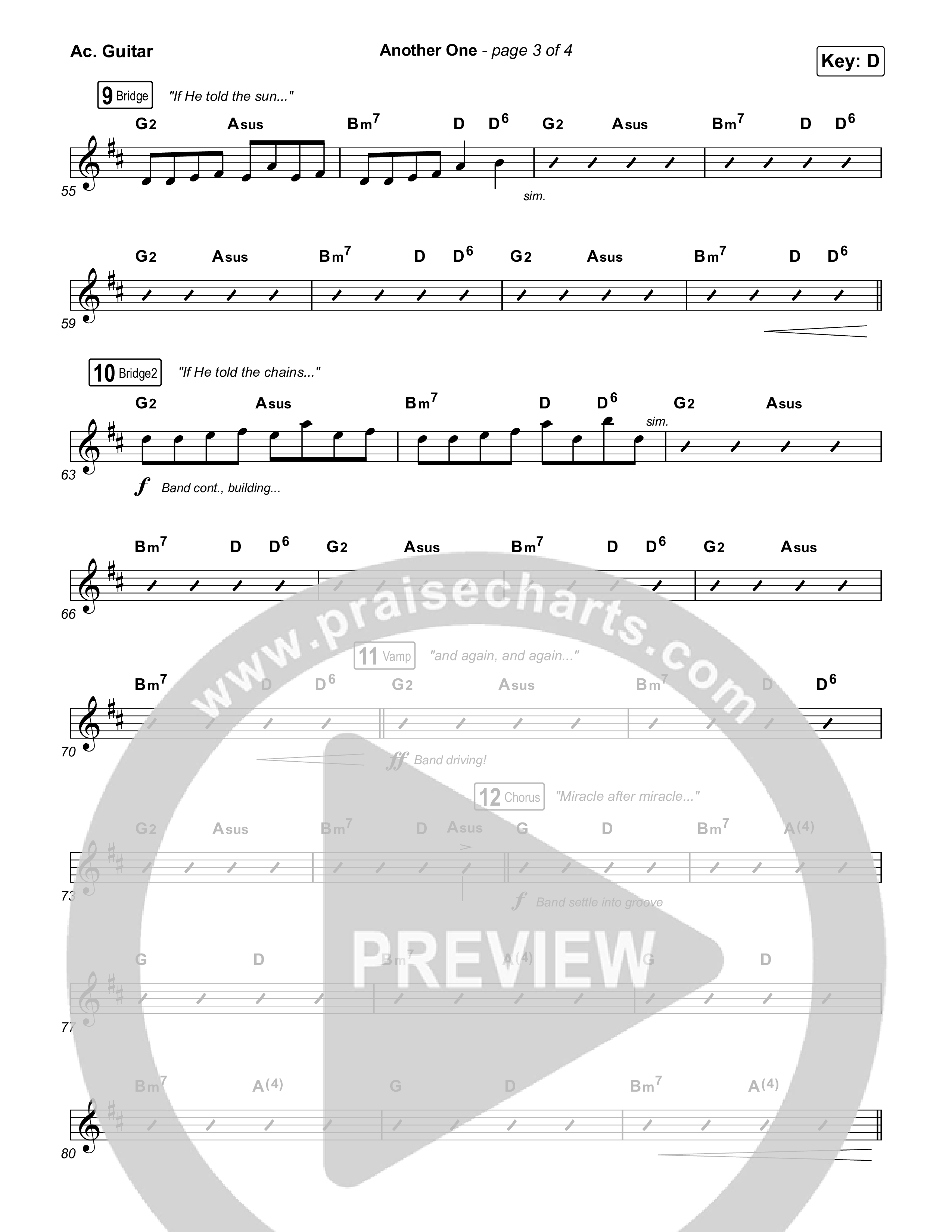 Another One Acoustic Guitar (Elevation Worship)