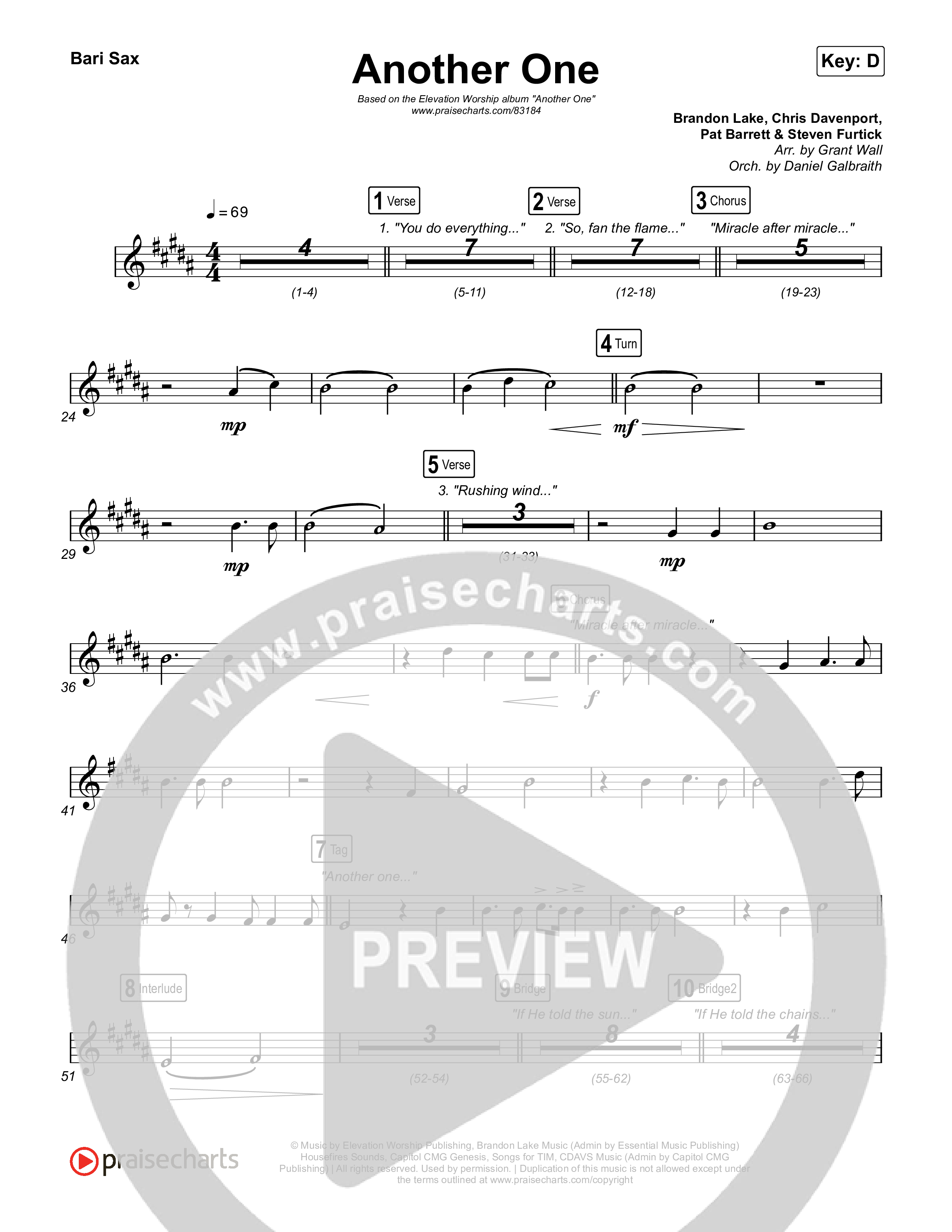 Another One Bari Sax (Elevation Worship)