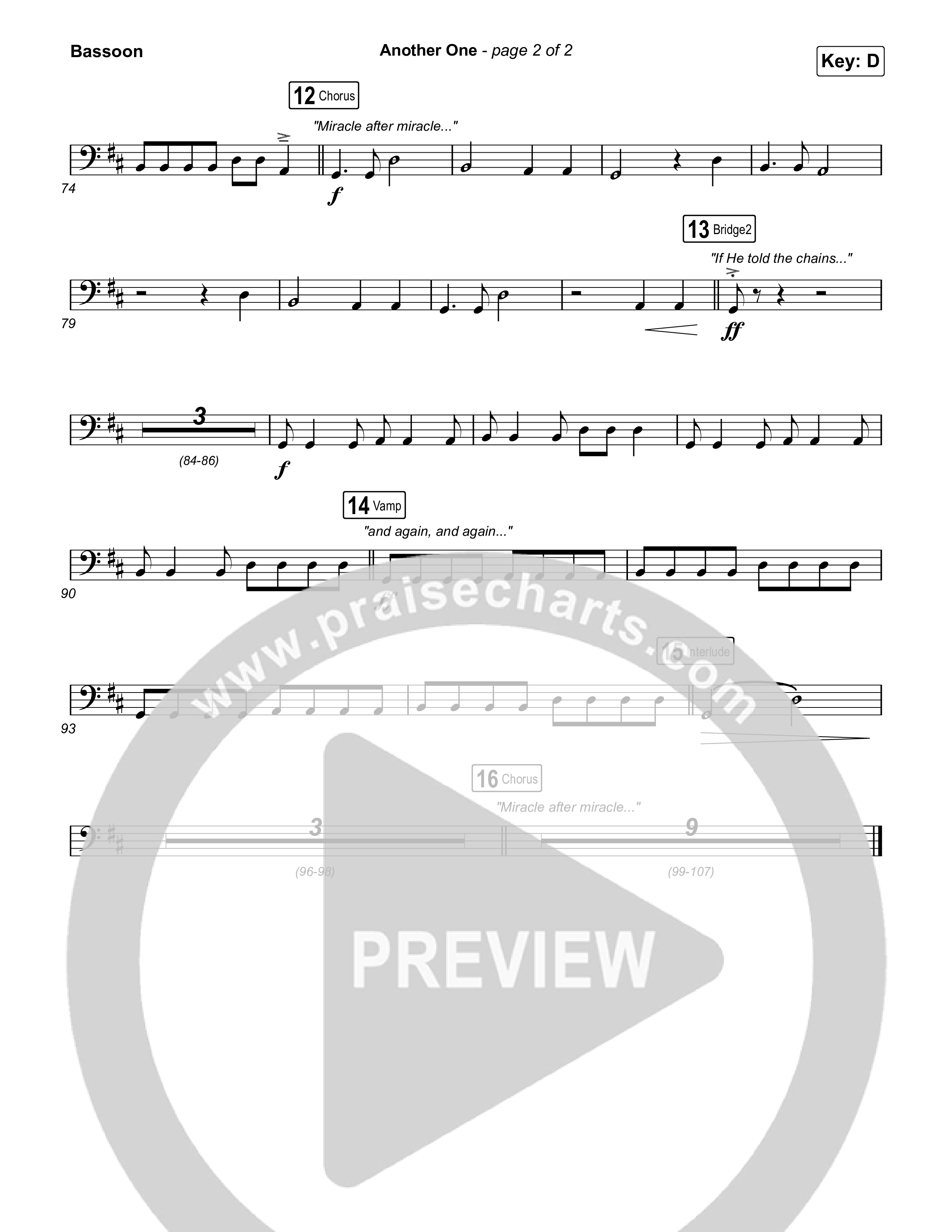 Another One Bassoon (Elevation Worship)