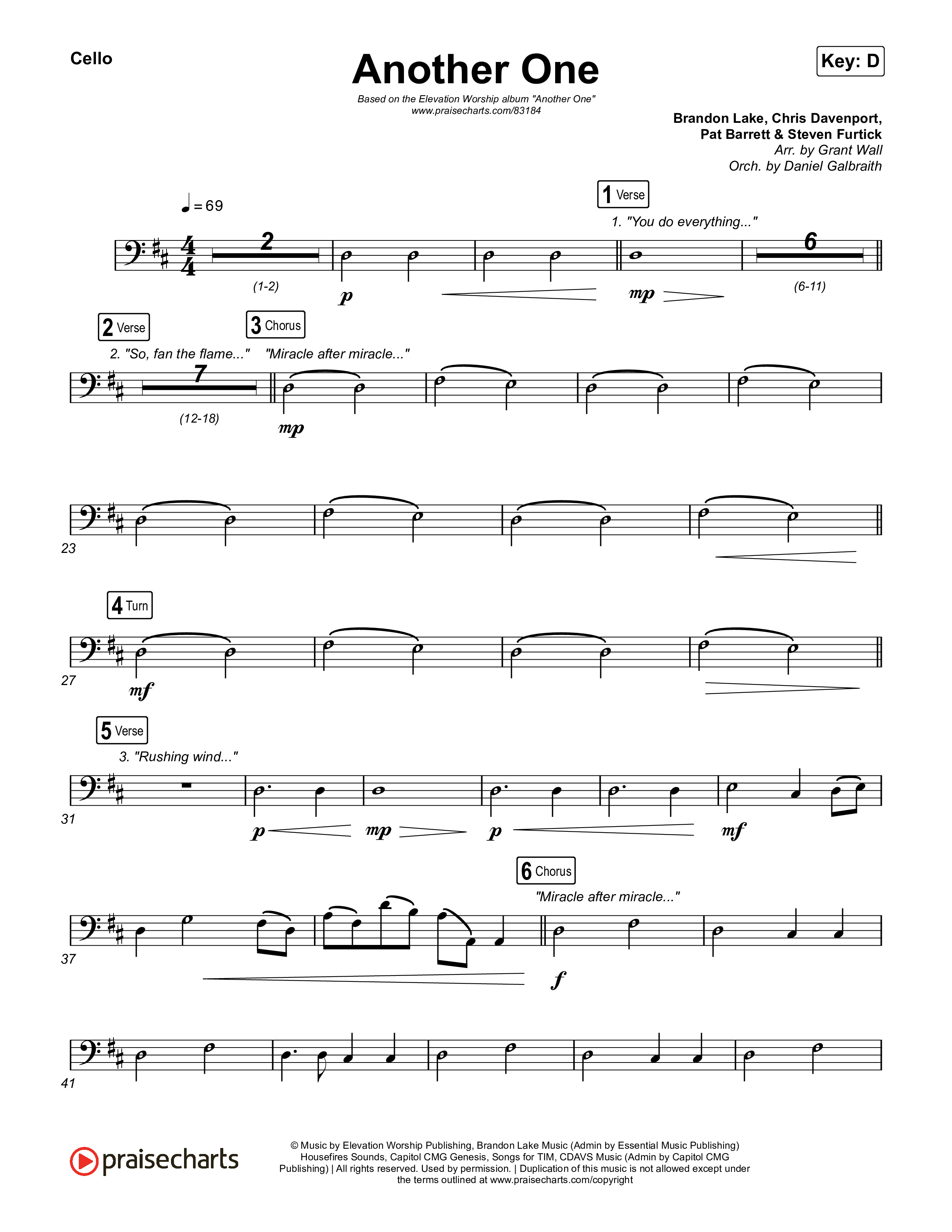 Another One Cello (Elevation Worship)