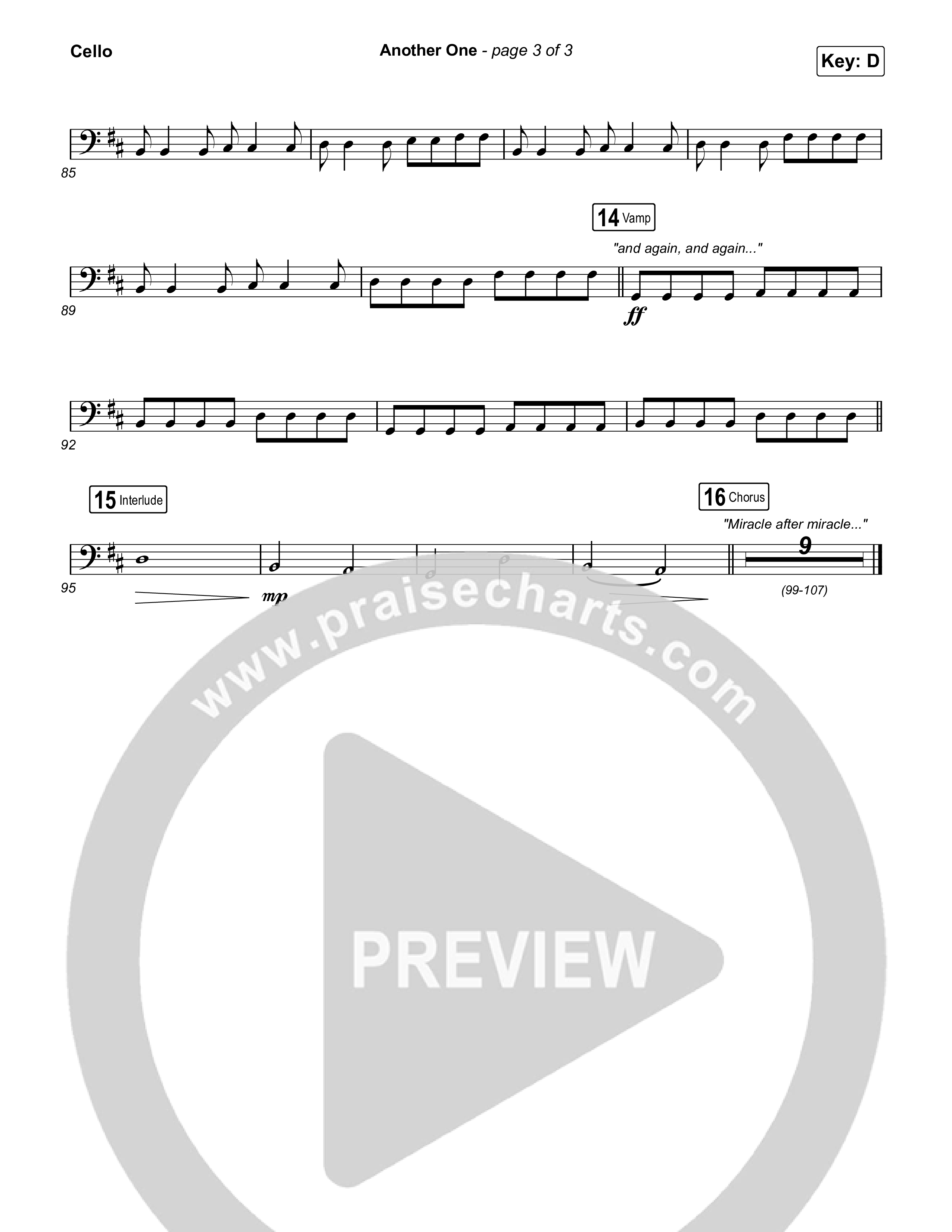 Another One Cello (Elevation Worship)