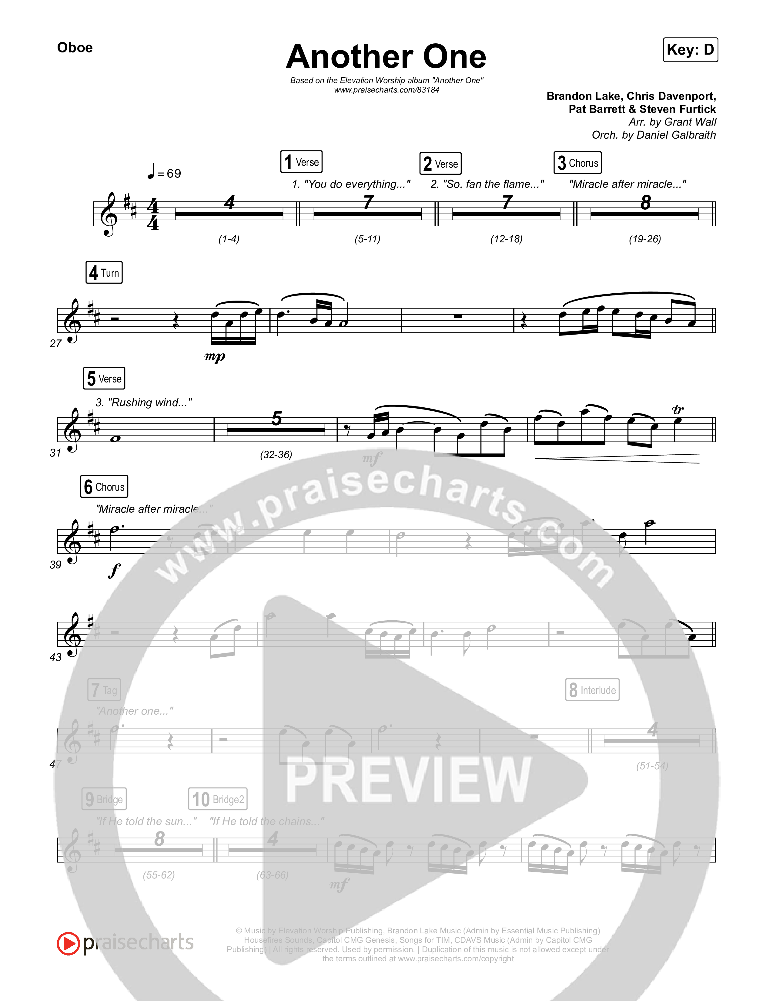 Another One Oboe (Elevation Worship)