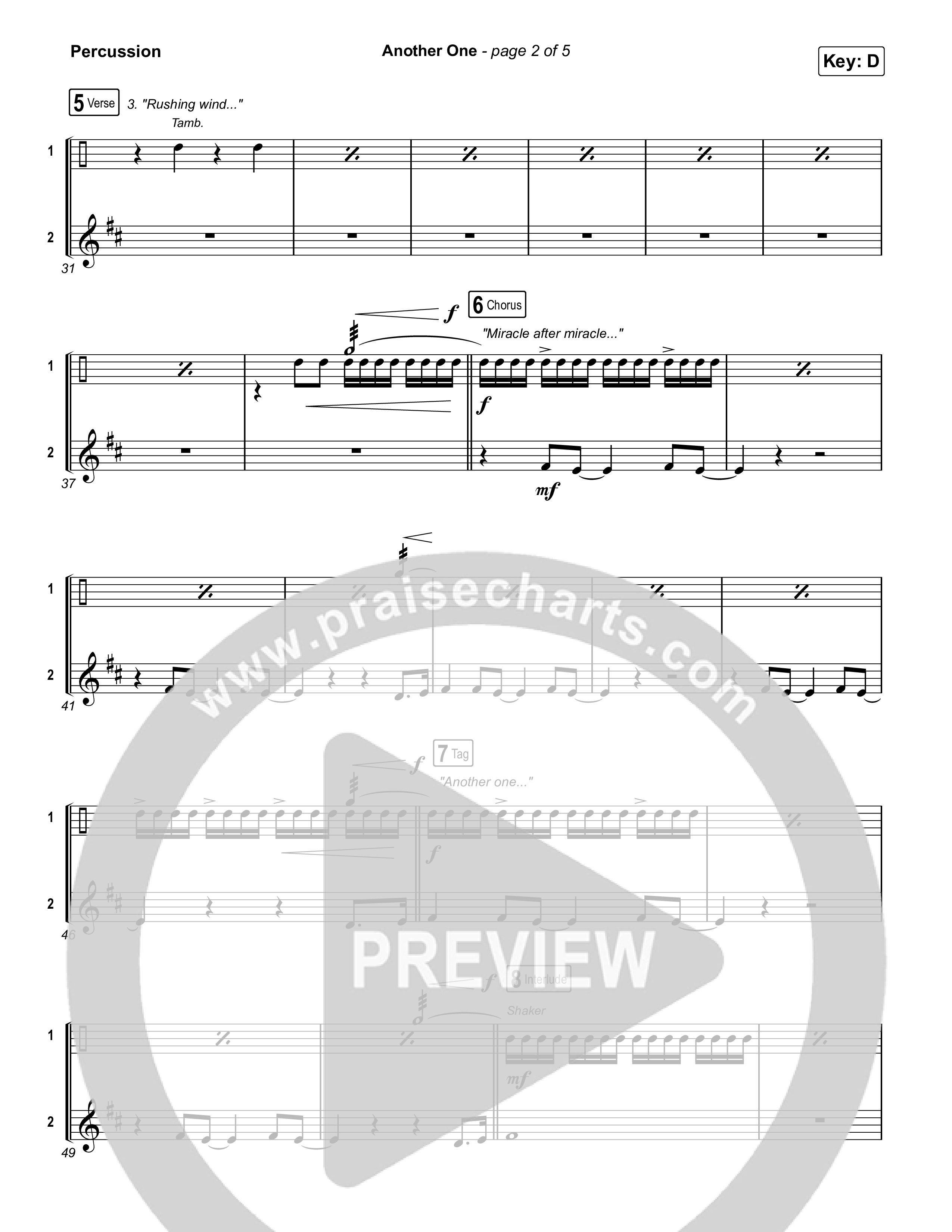 Another One Percussion (Elevation Worship)