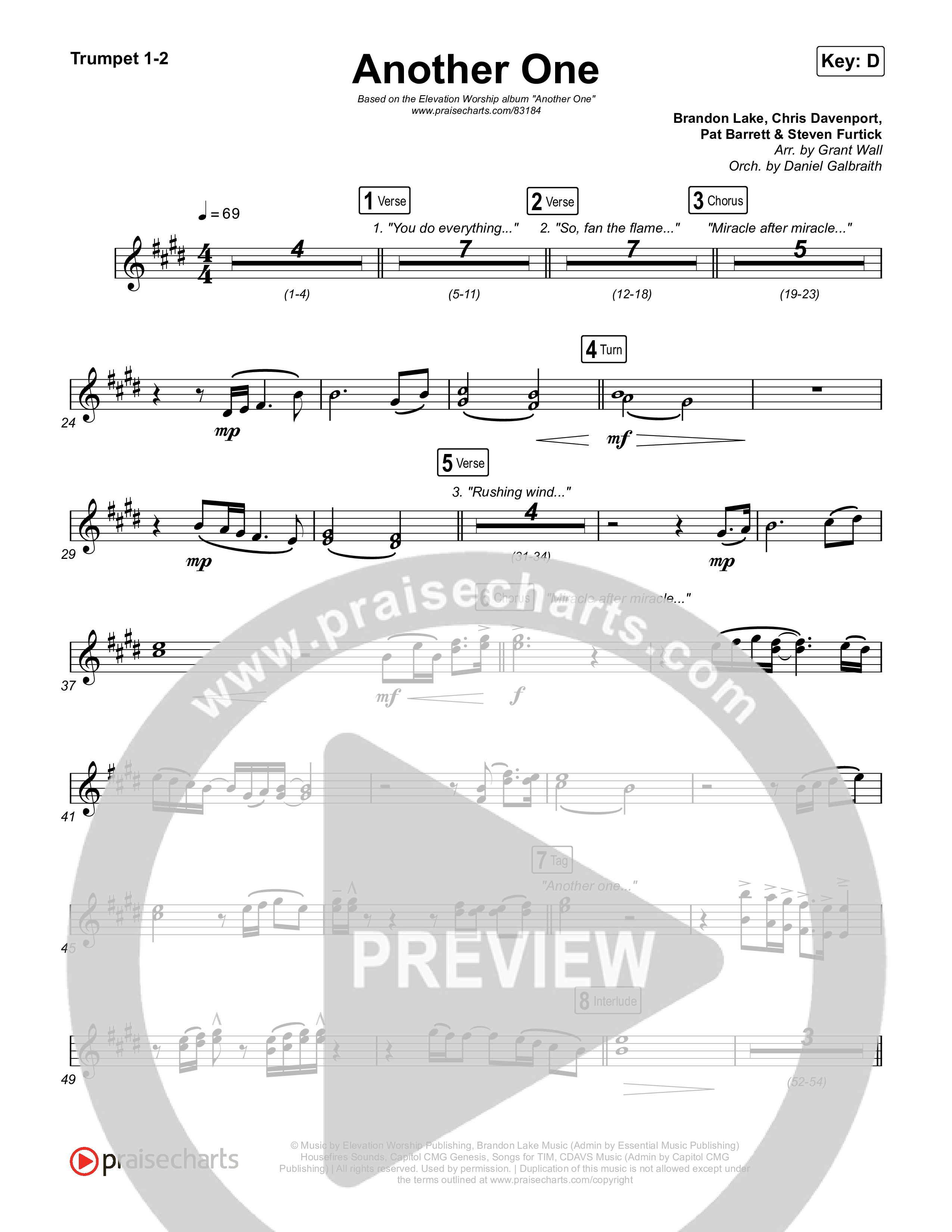 Another One Trumpet 1,2 (Elevation Worship)