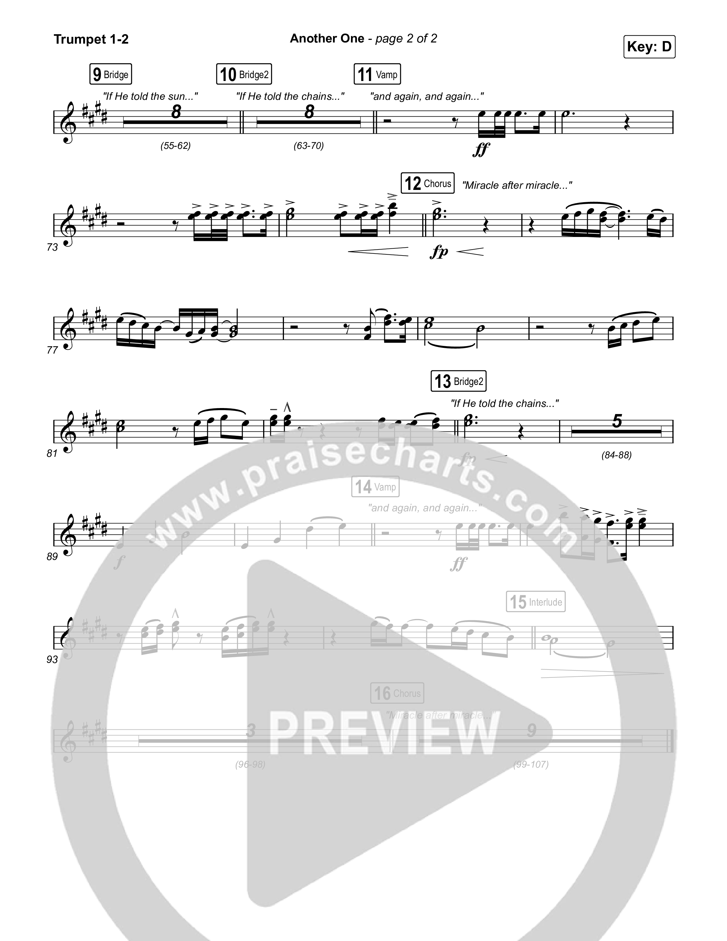 Another One Trumpet 1,2 (Elevation Worship)