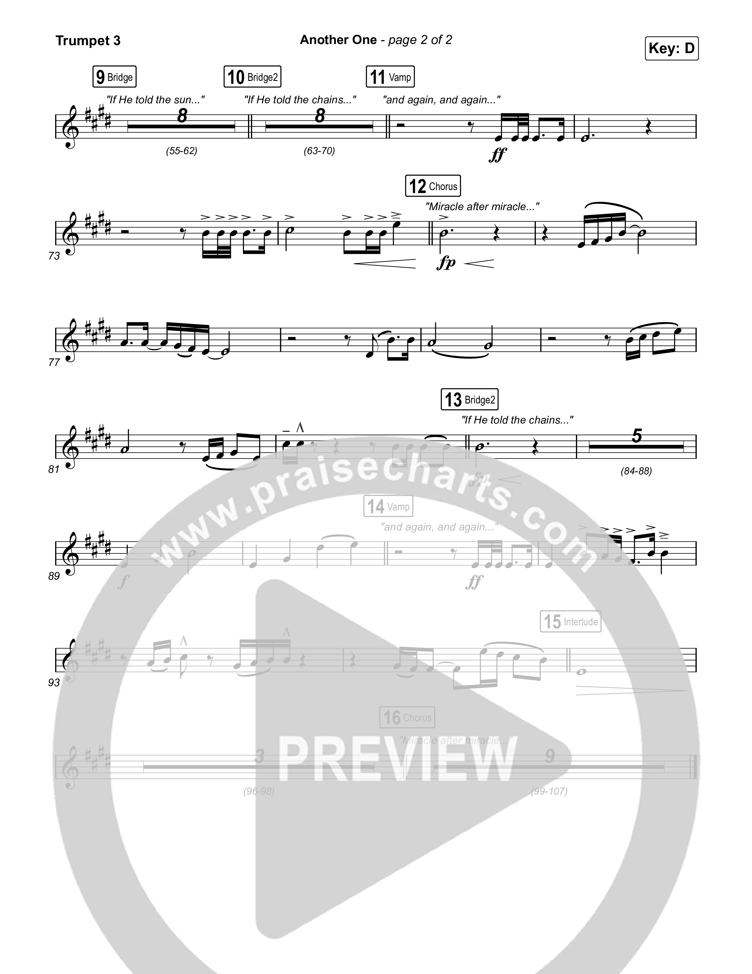 Another One Trumpet 3 (Elevation Worship)